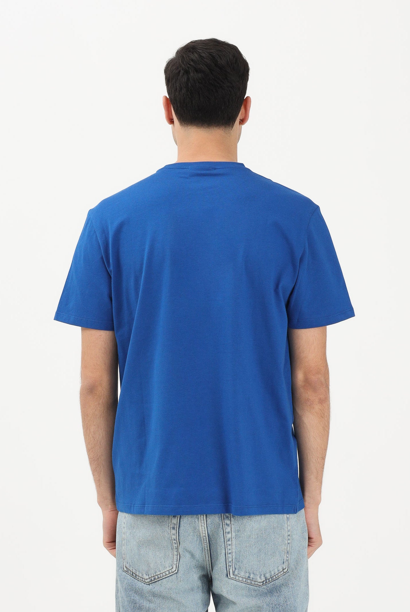 CALVIN KLEIN JEANS T-shirt a manica corta blu da uomo con logo LV04RD254G2IL . CALVIN KLEIN JEANS