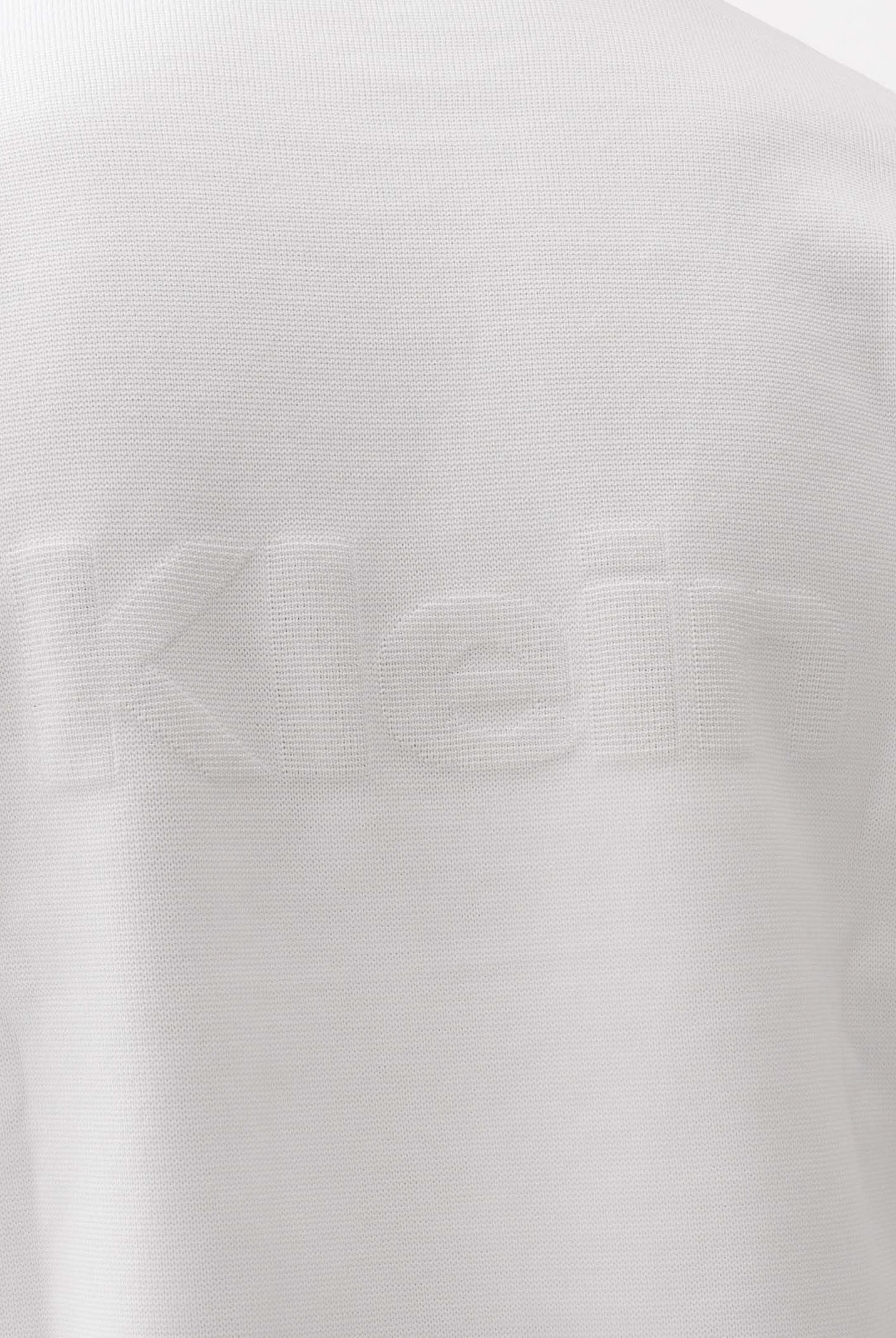 CALVIN KLEIN JEANS Maglioncino girocollo bianco da uomo con grafica con logo tono su tono LV04RE304GYAA . CALVIN KLEIN JEANS