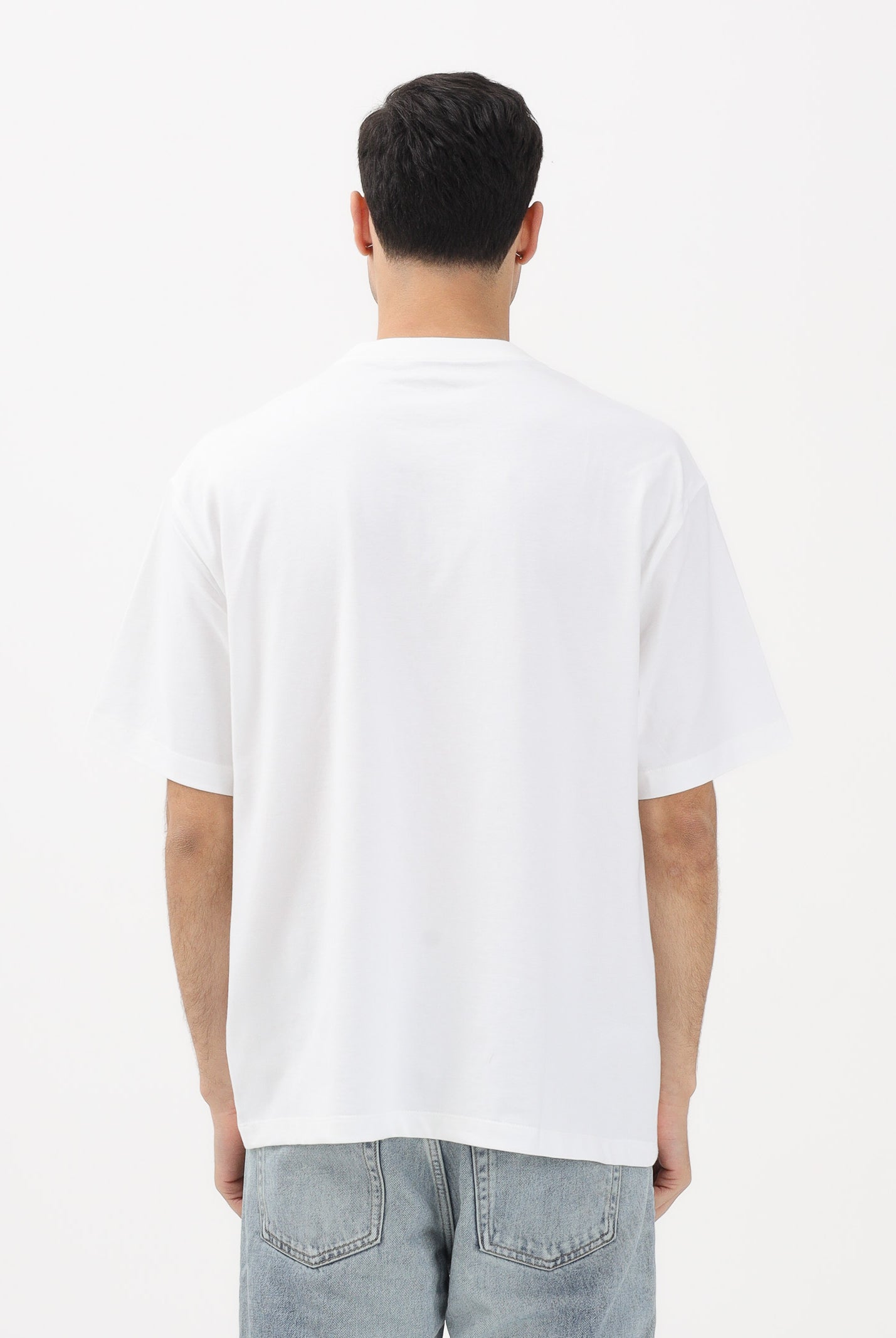 CALVIN KLEIN JEANS T-shirt a manica corta bianca da uomo con logo LV04RE815GYAF . CALVIN KLEIN JEANS