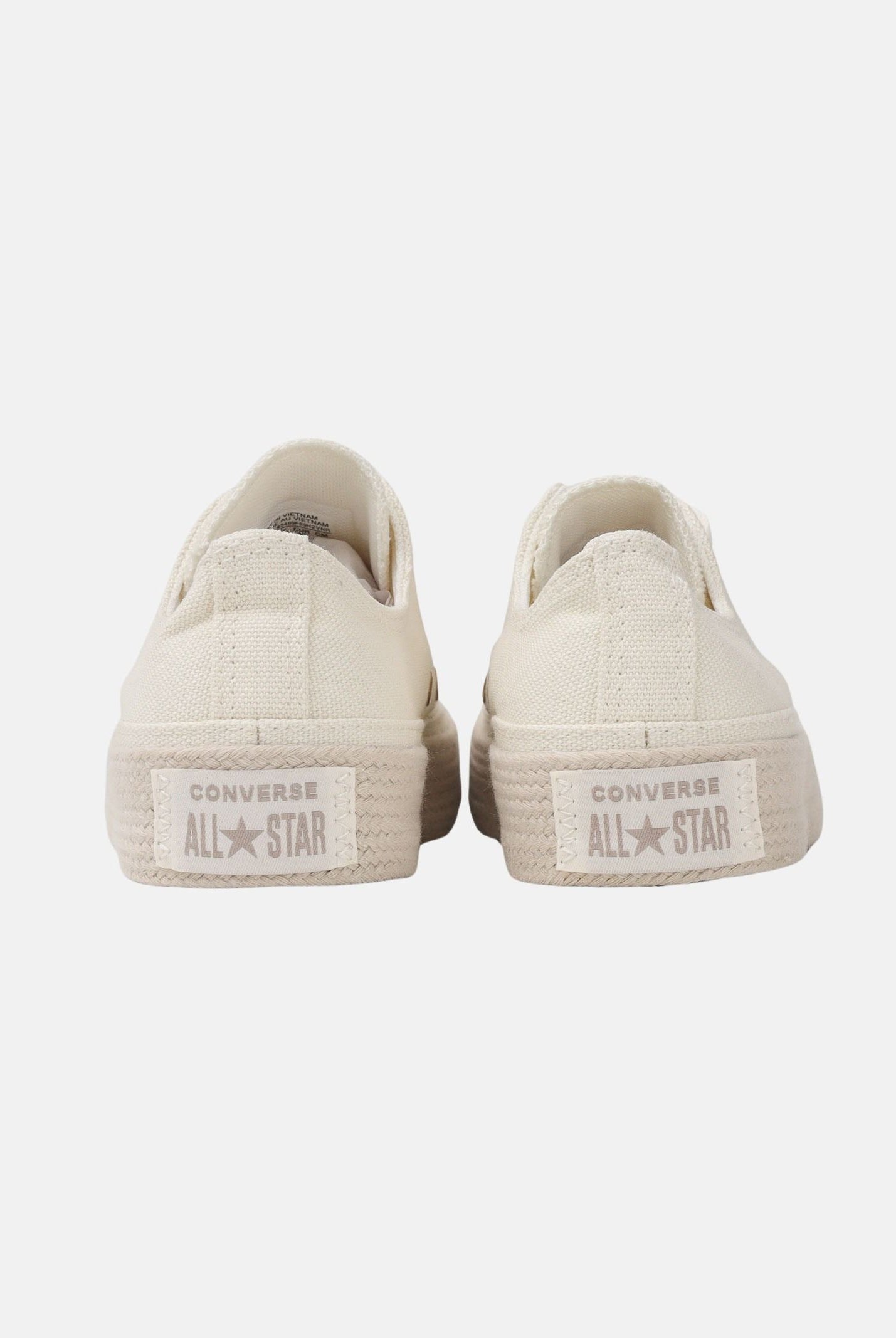 CONVERSE sneakers basse Chuck Taylor All Star Espadrille Egret/Papyrus/Gold beige off-white beige uomo donna A16925C . CONVERSE