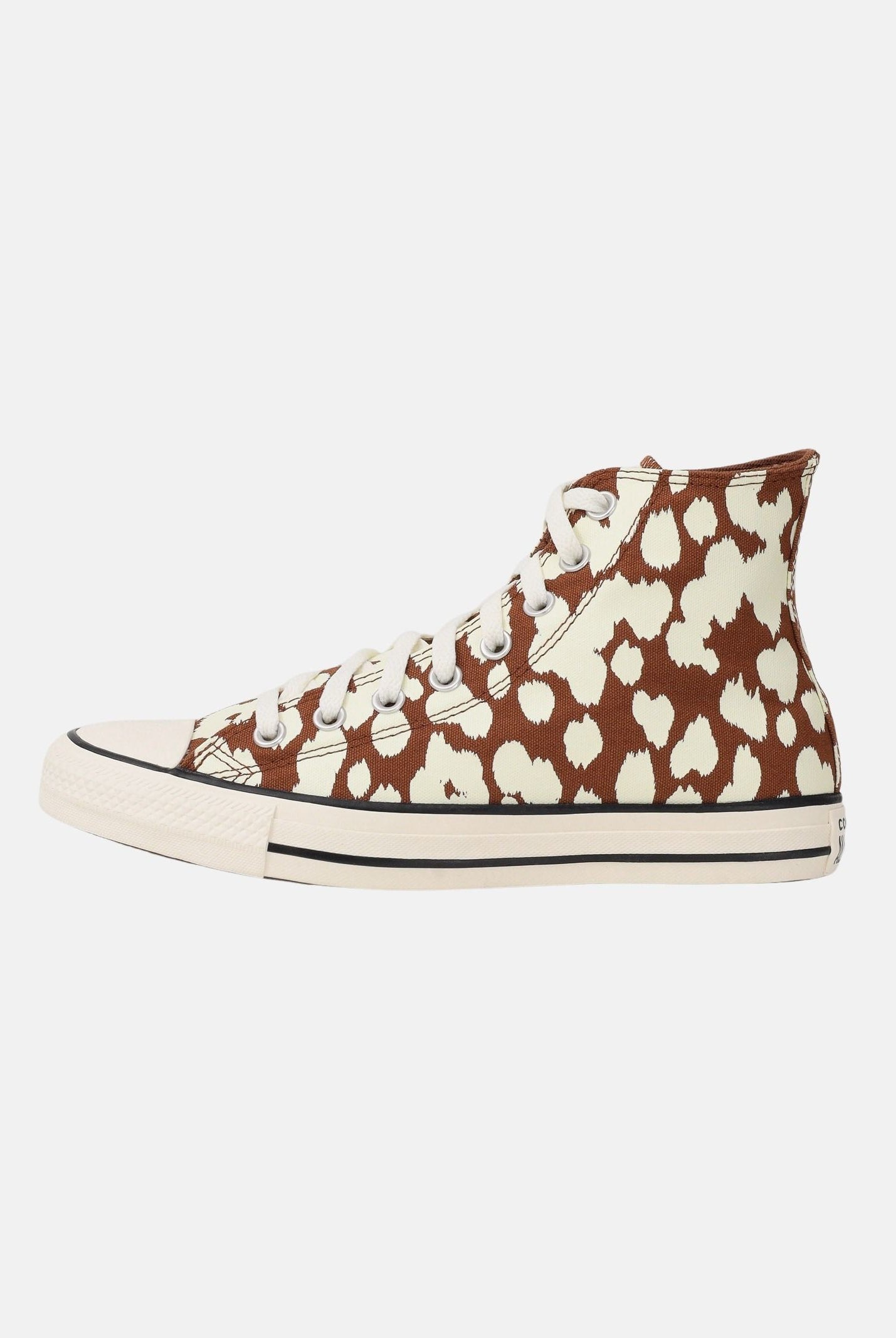 CONVERSE Sneakers Chuck Taylor All Star Animal Print High Top panna e marroni da donna A17924C . CONVERSE