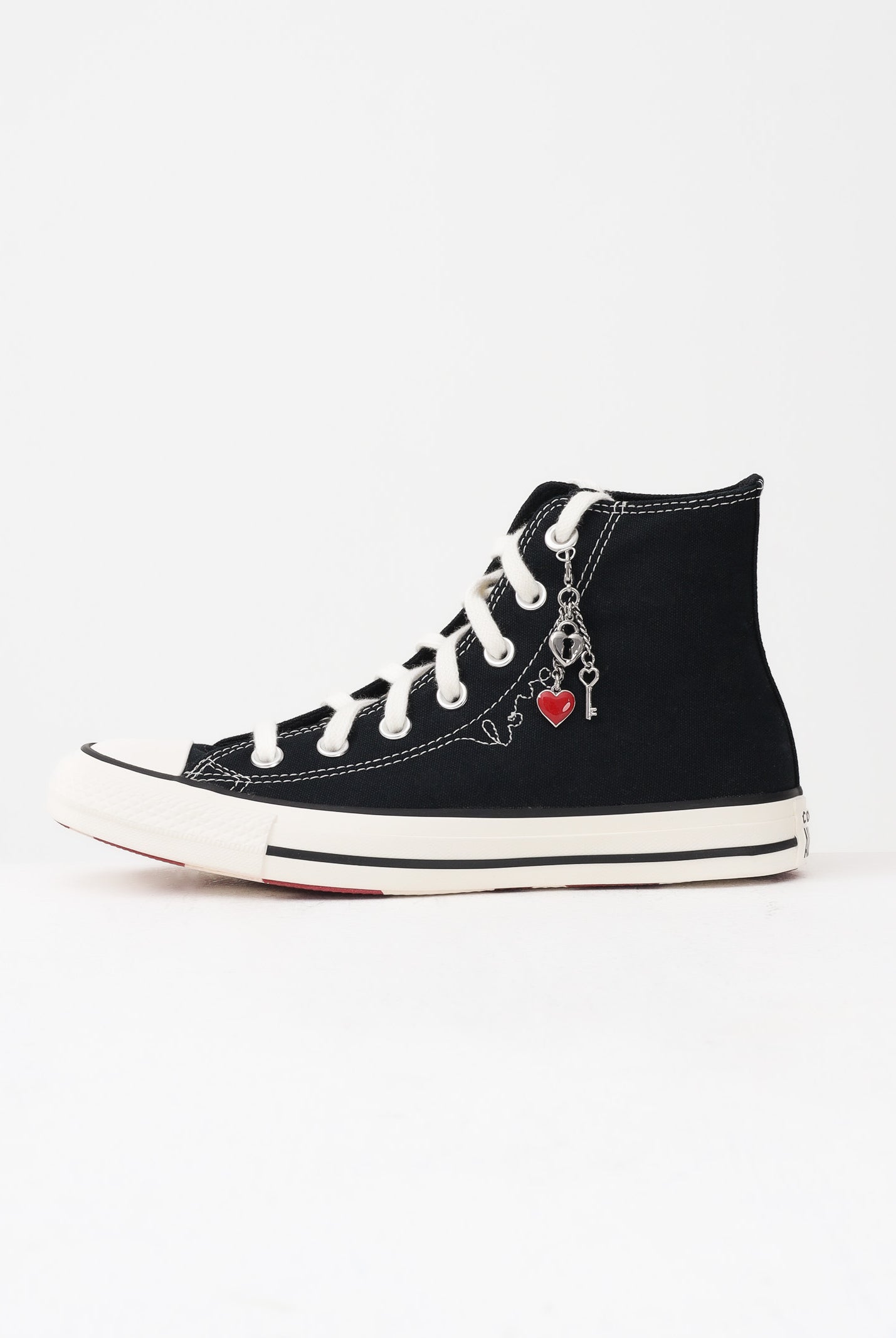 CONVERSE Sneakers Chuck Taylor All Star Valentine's Day nere da donna A19056C . CONVERSE