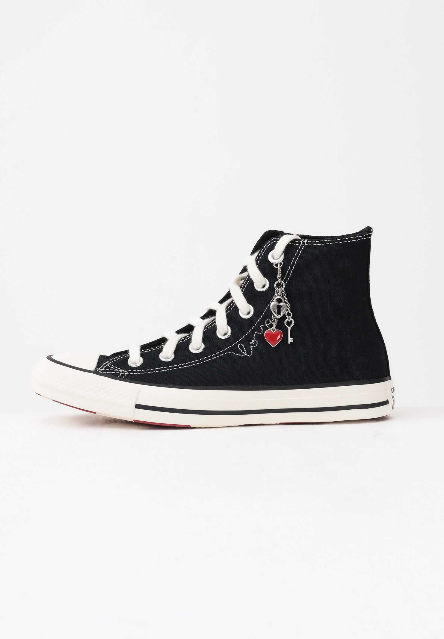 CONVERSE Sneakers Chuck Taylor All Star Valentine's Day nere da donna A19056C . CONVERSE
