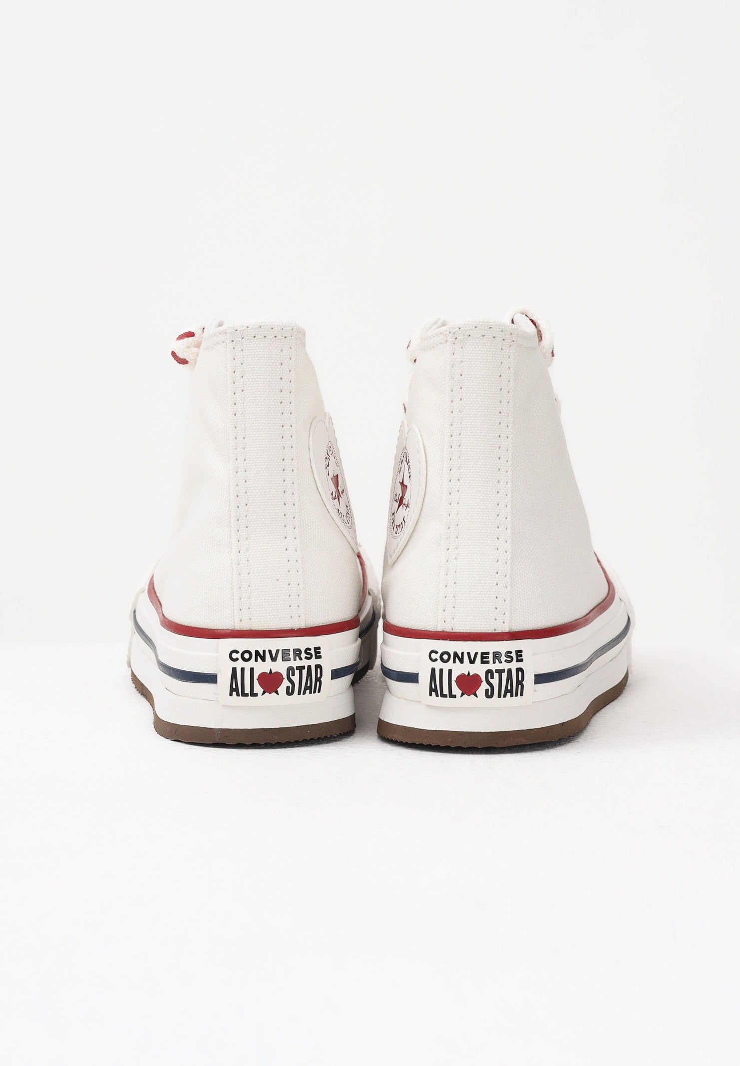CONVERSE Sneakers Chuck Taylor All Star Lift Platform Valentine's Day panna da bambina A19063C . CONVERSE