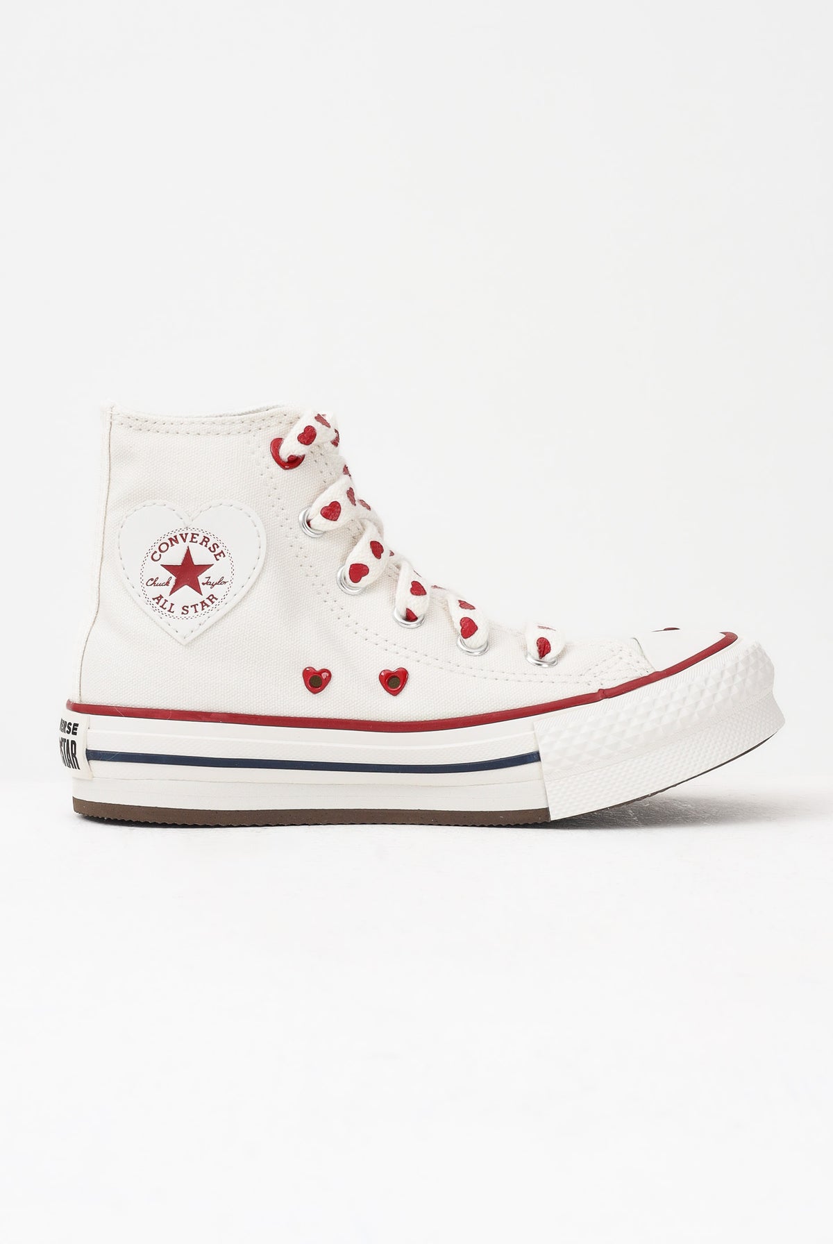 CONVERSE Sneakers Chuck Taylor All Star Lift Platform Valentine's Day panna da bambina A19063C . CONVERSE
