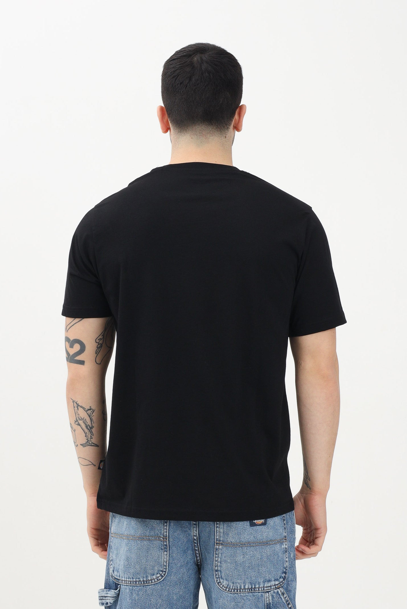 DICKIES T-shirt a manica corta Mapleton nera da uomo DK0A4XDBBLK1 . DIckies