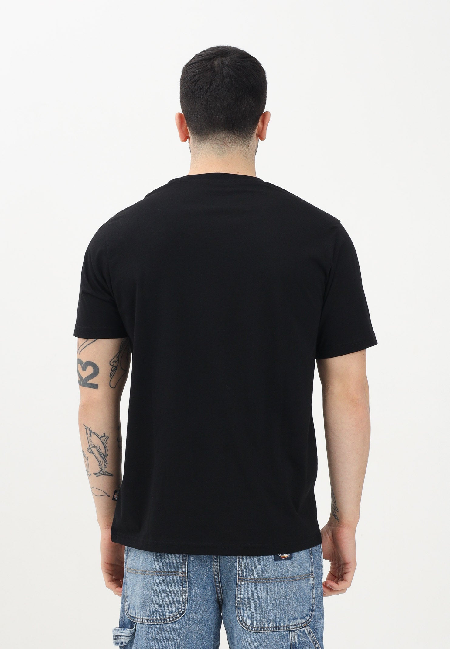 DICKIES T-shirt a manica corta Mapleton nera da uomo DK0A4XDBBLK1 . DIckies