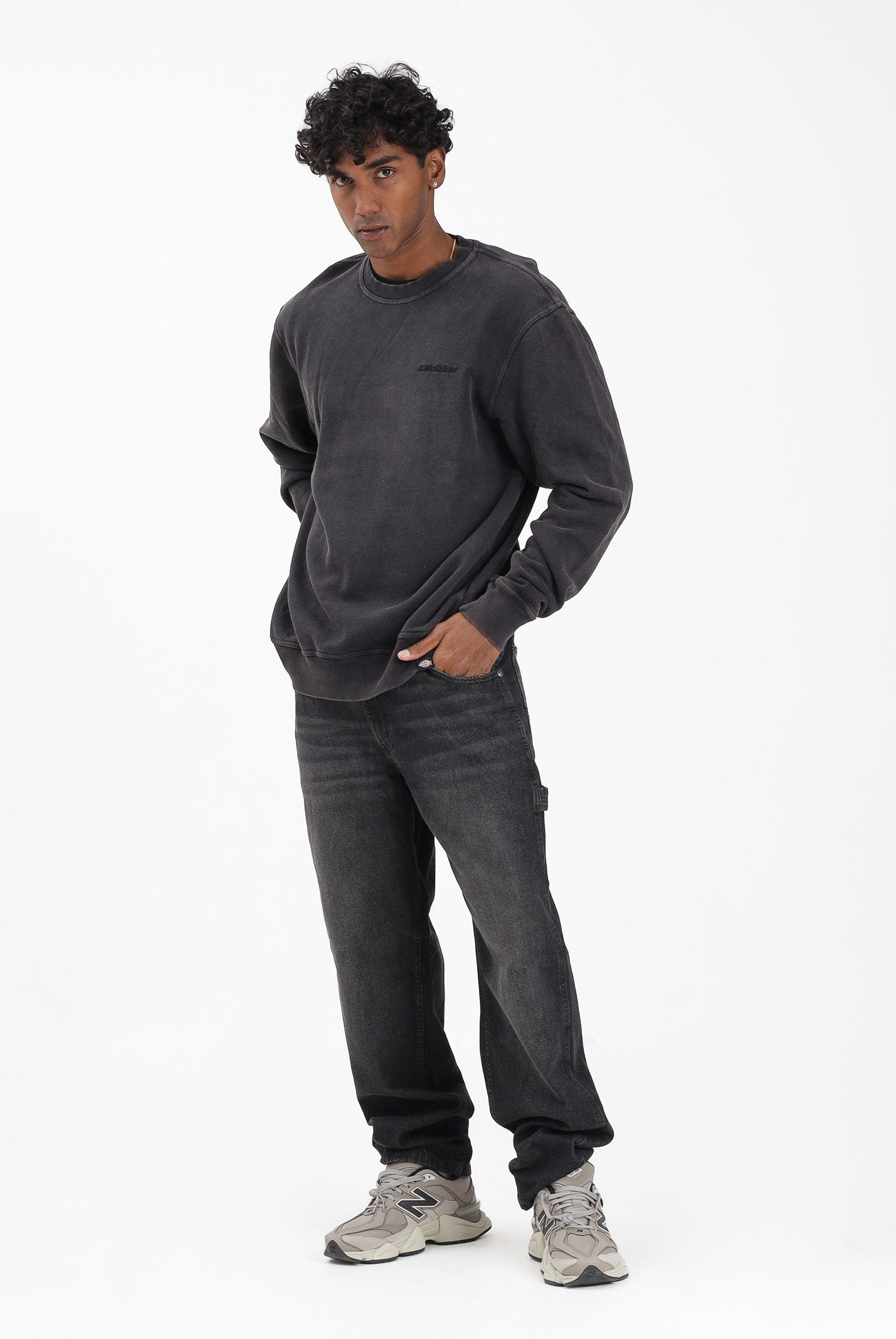 DICKIES Jeans Garyville in denim nero da uomo DK0A4XECL241 . DIckies
