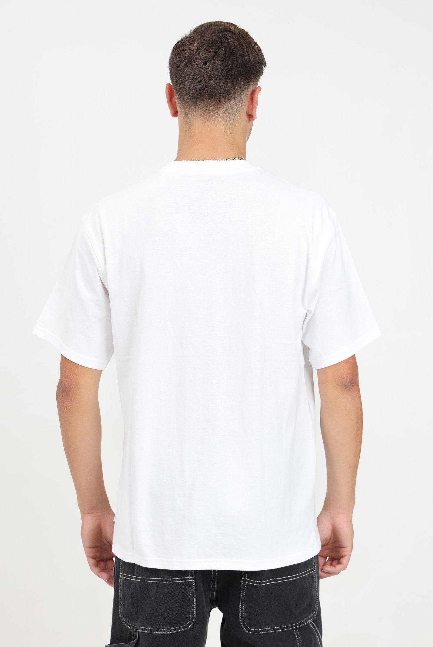 DICKIES T-shirt a manica corta Clancy Heavyweight bianca da uomo DK0A4Z4L0WH1 . DIckies
