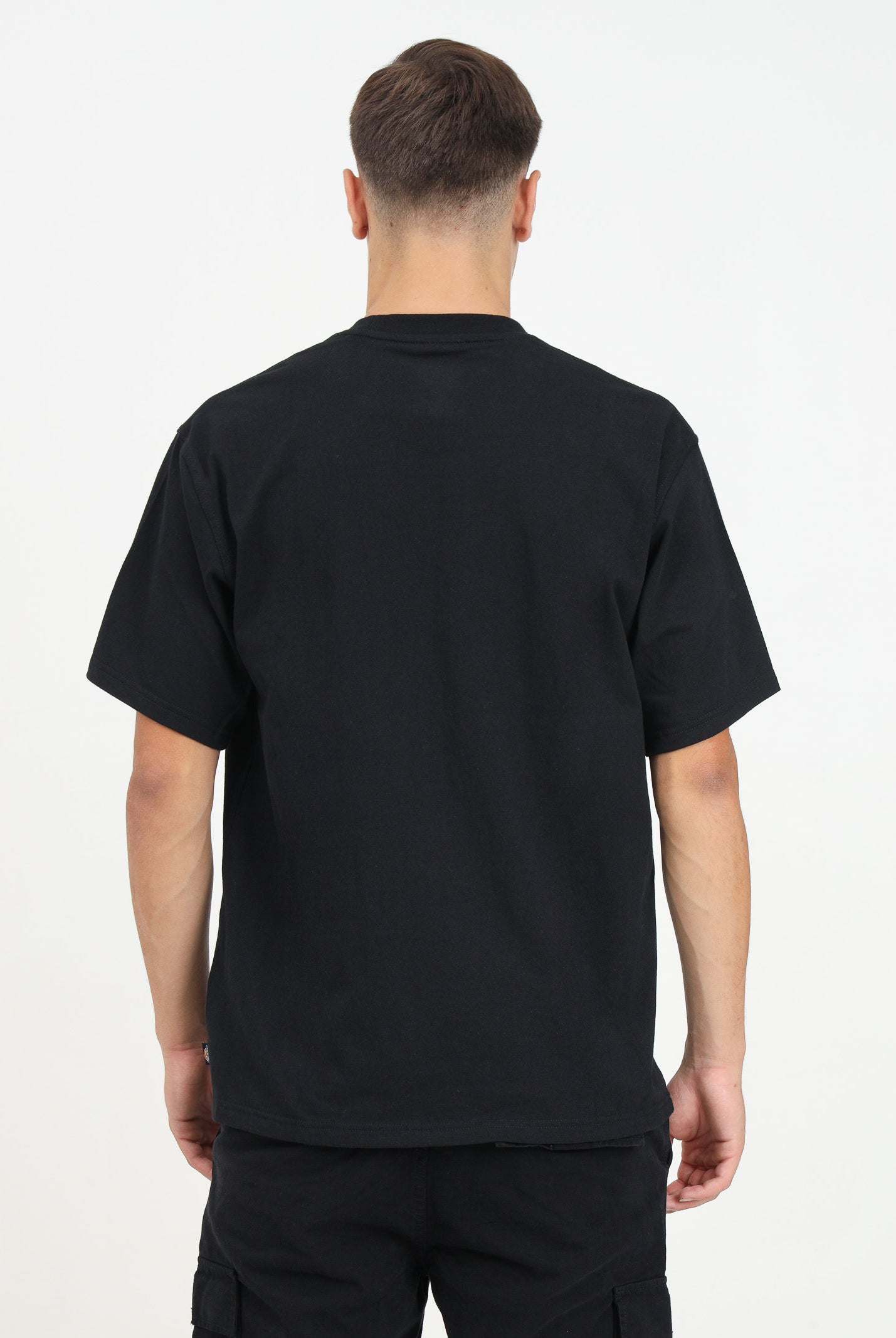 DICKIES T-shirt a manica corta Clancy Heavyweight nera da uomo DK0A4Z4LBLK1 . DIckies