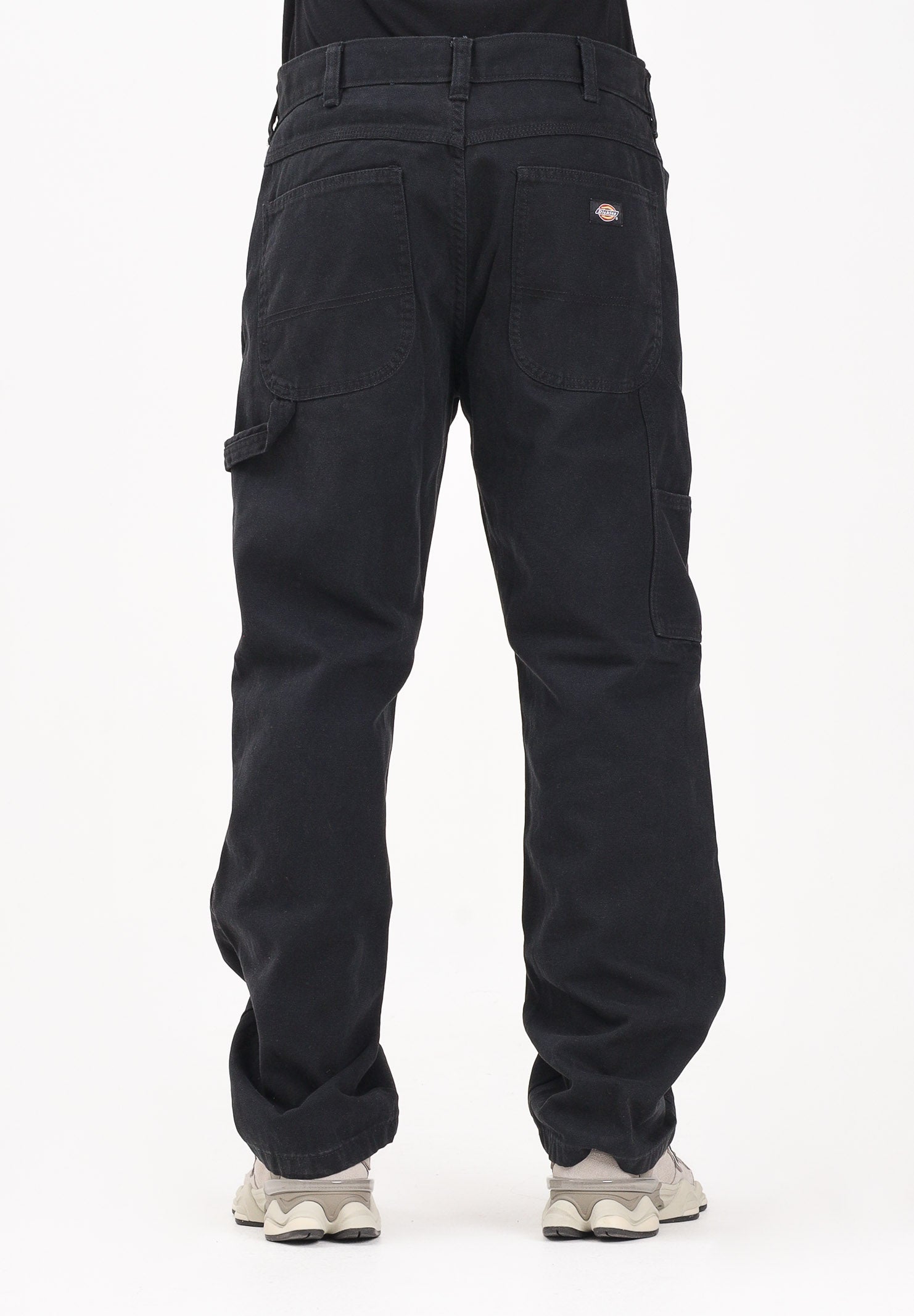 DICKIES JEANS cargo CARPENTER CANVAS nero da uomo DK0A87PDBLK1 . DIckies