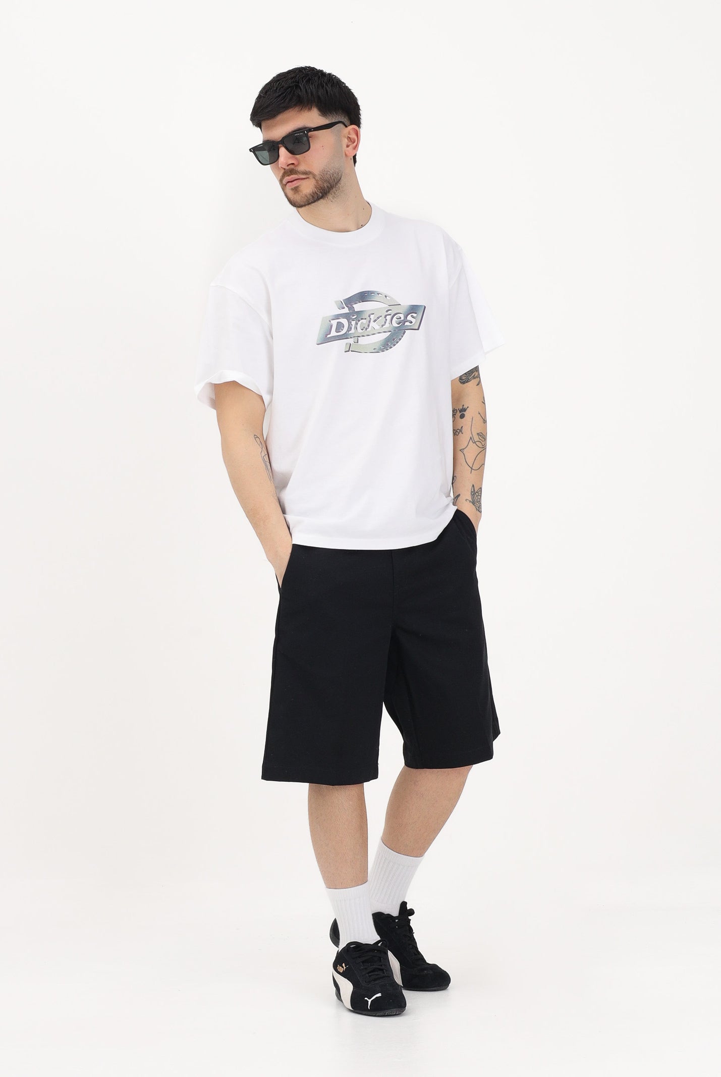 DICKIES Shorts 247 10-Inch nero da uomo DK0A882NBLK1 . DIckies