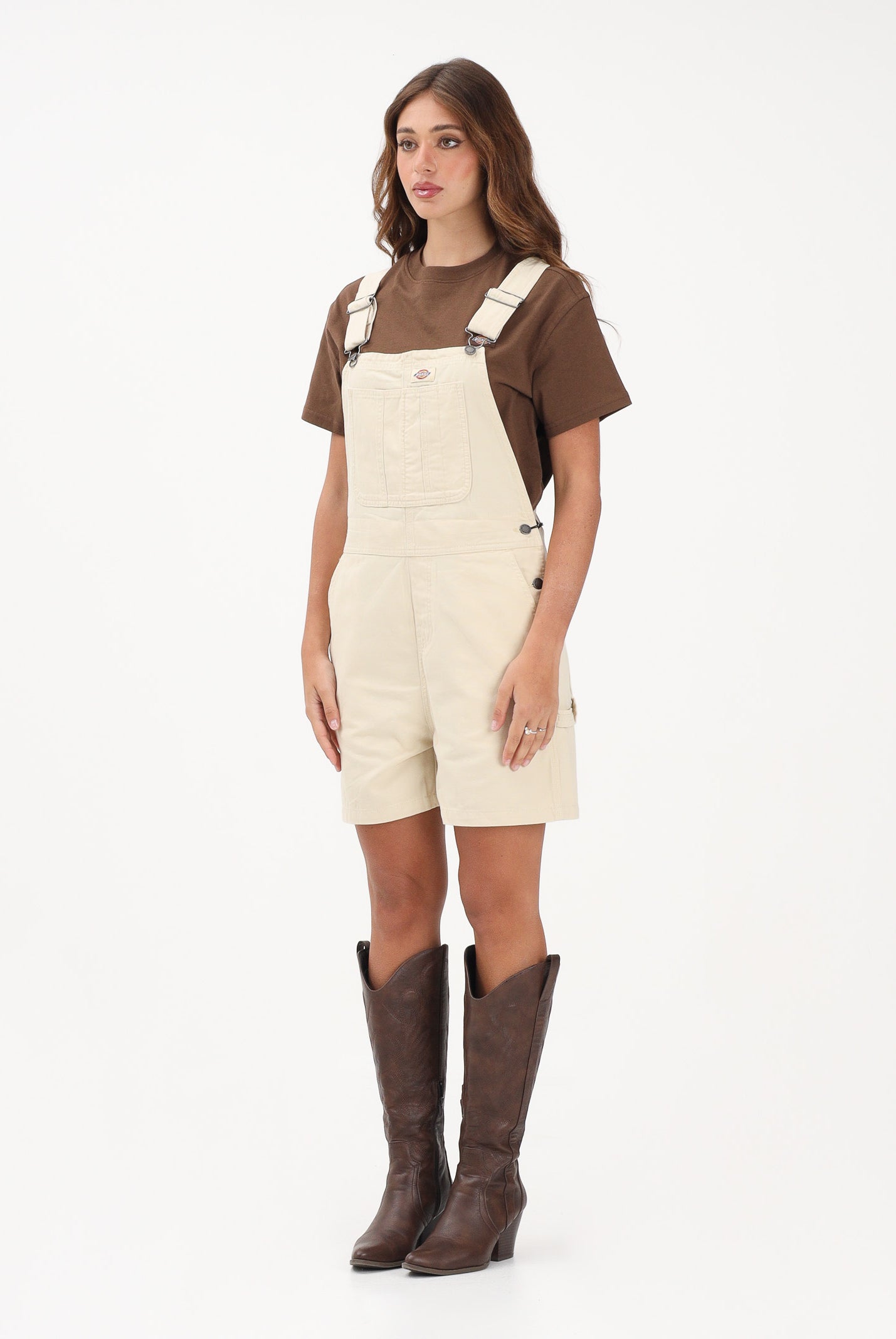 DICKIES Salopette Lightweight Canvas beige da donna DK0A885GL171 . DIckies