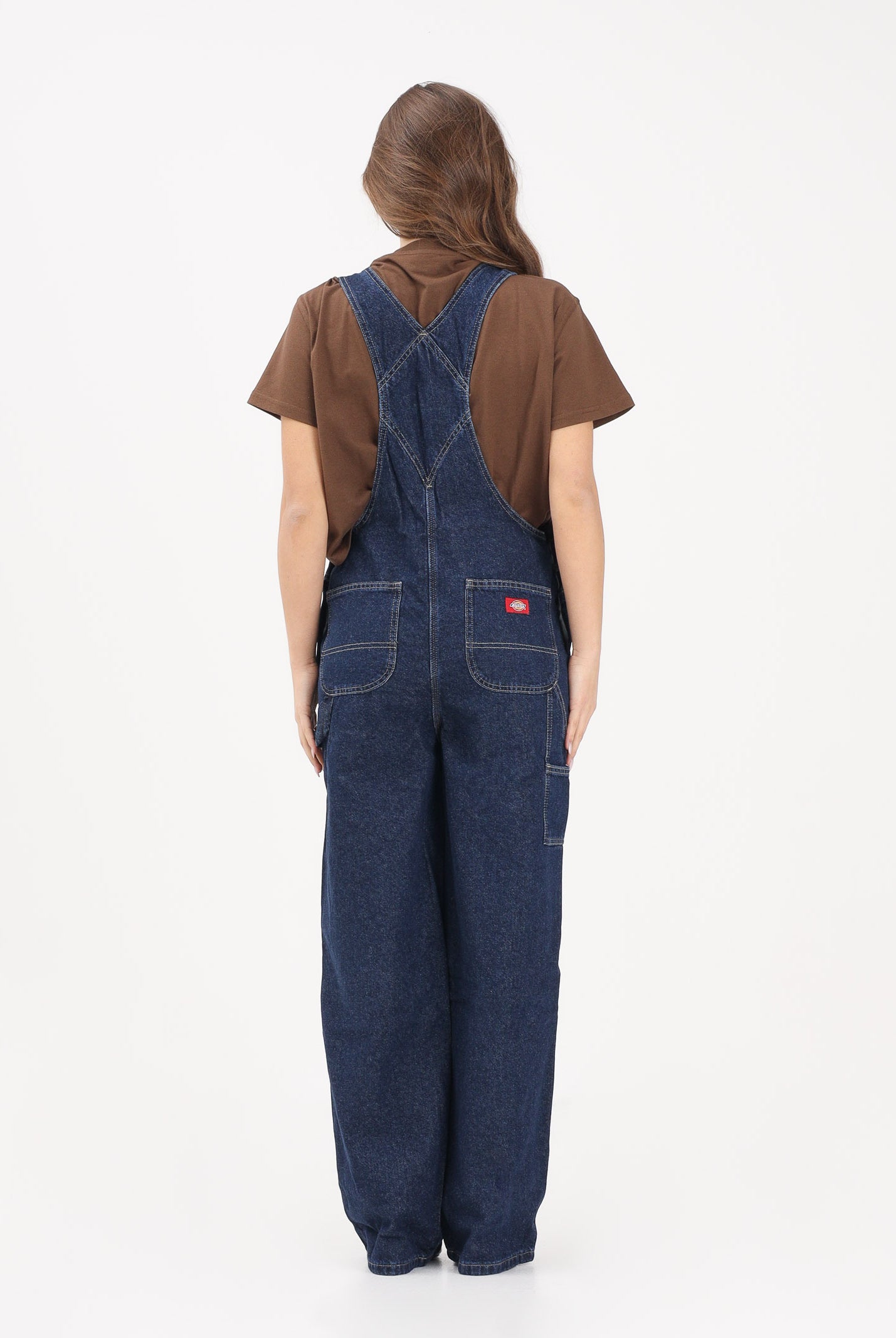 DICKIES Salopette in denim blu da donna DK0A88EC0DD1 . DIckies