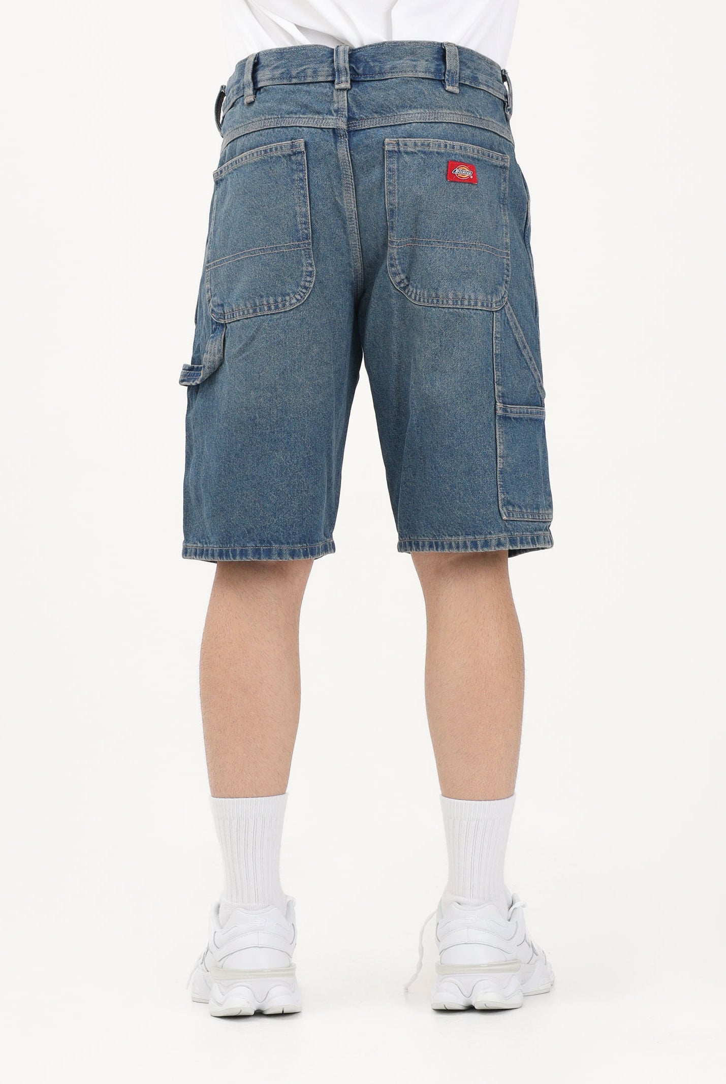 DICKIES Shorts 993 11-Inch Carpenter in denim medio da uomo DK0A88FCL231 . DIckies