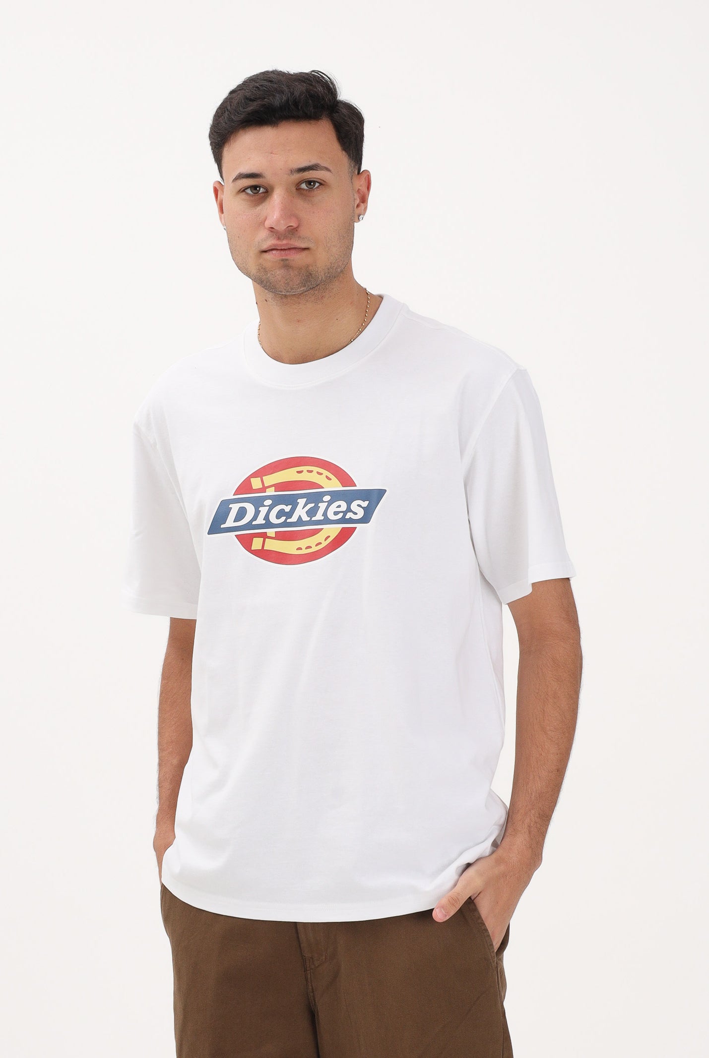 DICKIES T-shirt a manica corta Icon bianca da uomo DK0A88FG0WH1 . DIckies