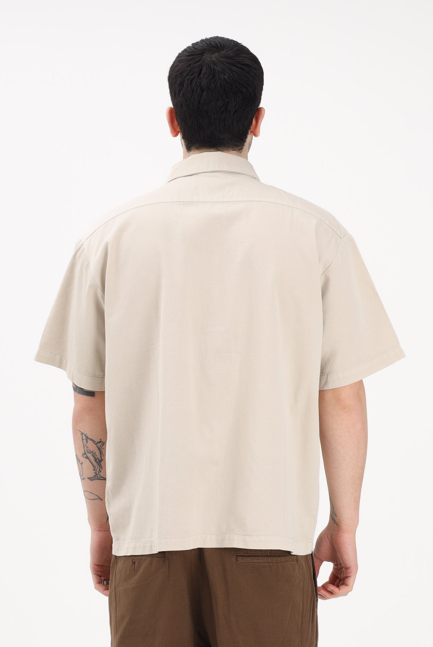 DICKIES Camicia a manica corta Unionville beige da uomo DK0A88N90ST1 . DIckies