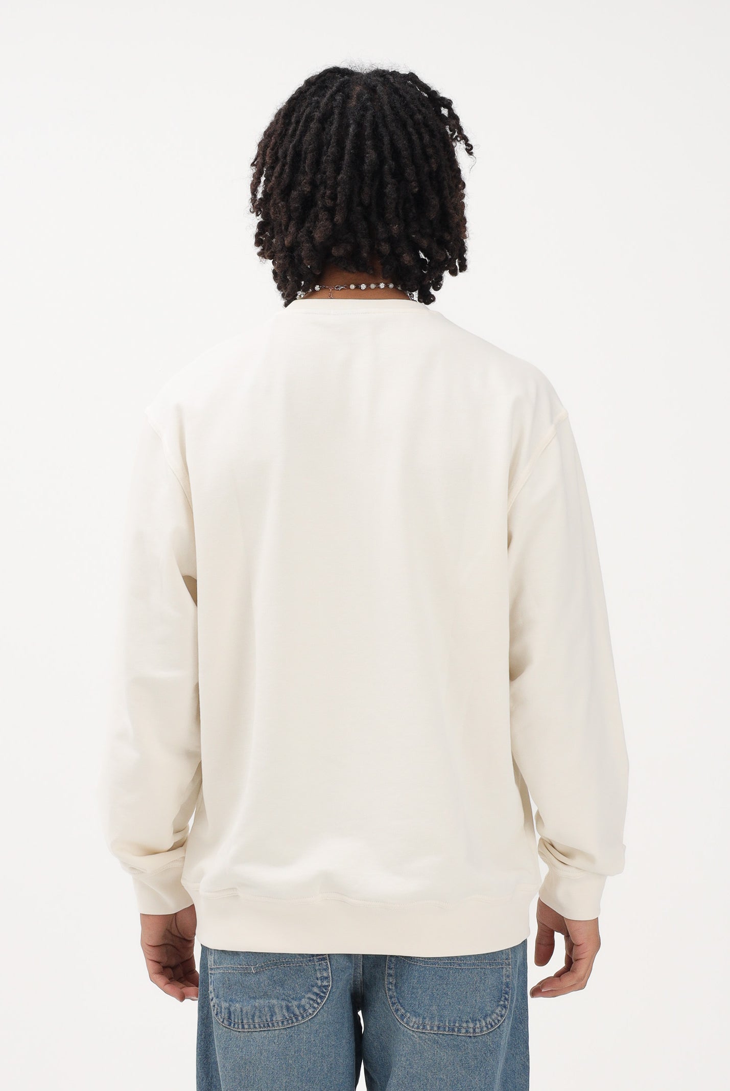 DICKIES Felpa girocollo Loretto panna da uomo DK0A88OCECR1 . DIckies