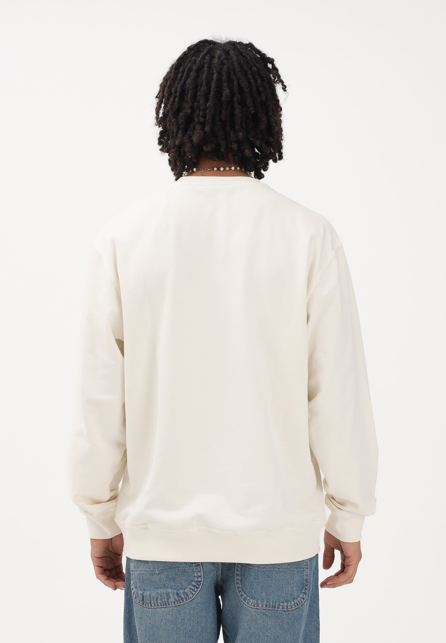 DICKIES Felpa girocollo Loretto panna da uomo DK0A88OCECR1 . DIckies