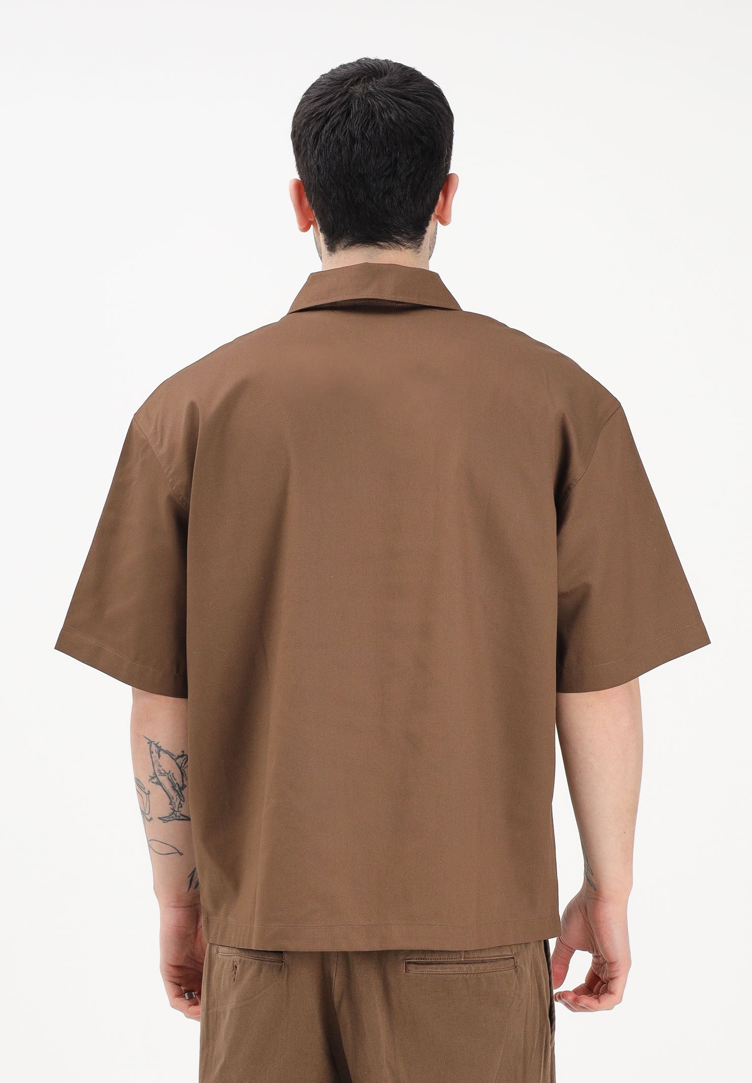 DICKIES Camicia a manica corta Cadiz marrone da uomo DK0A88PI0TB1 . DIckies