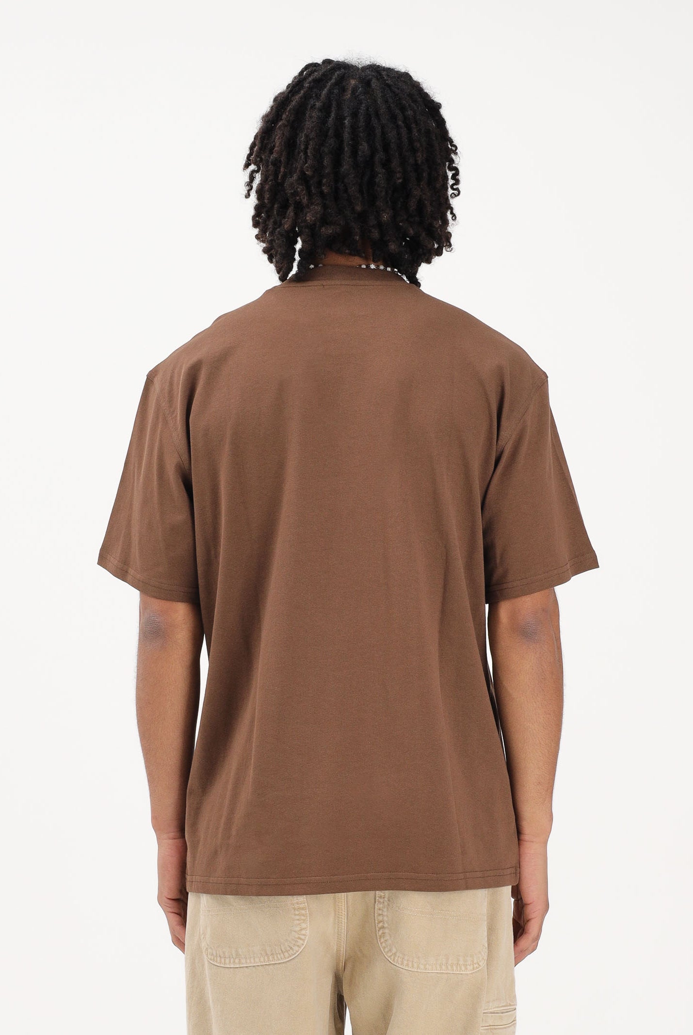 DICKIES T-shirt a manica corta Loretto marrone da uomo DK0A89EN0TB1 . DIckies