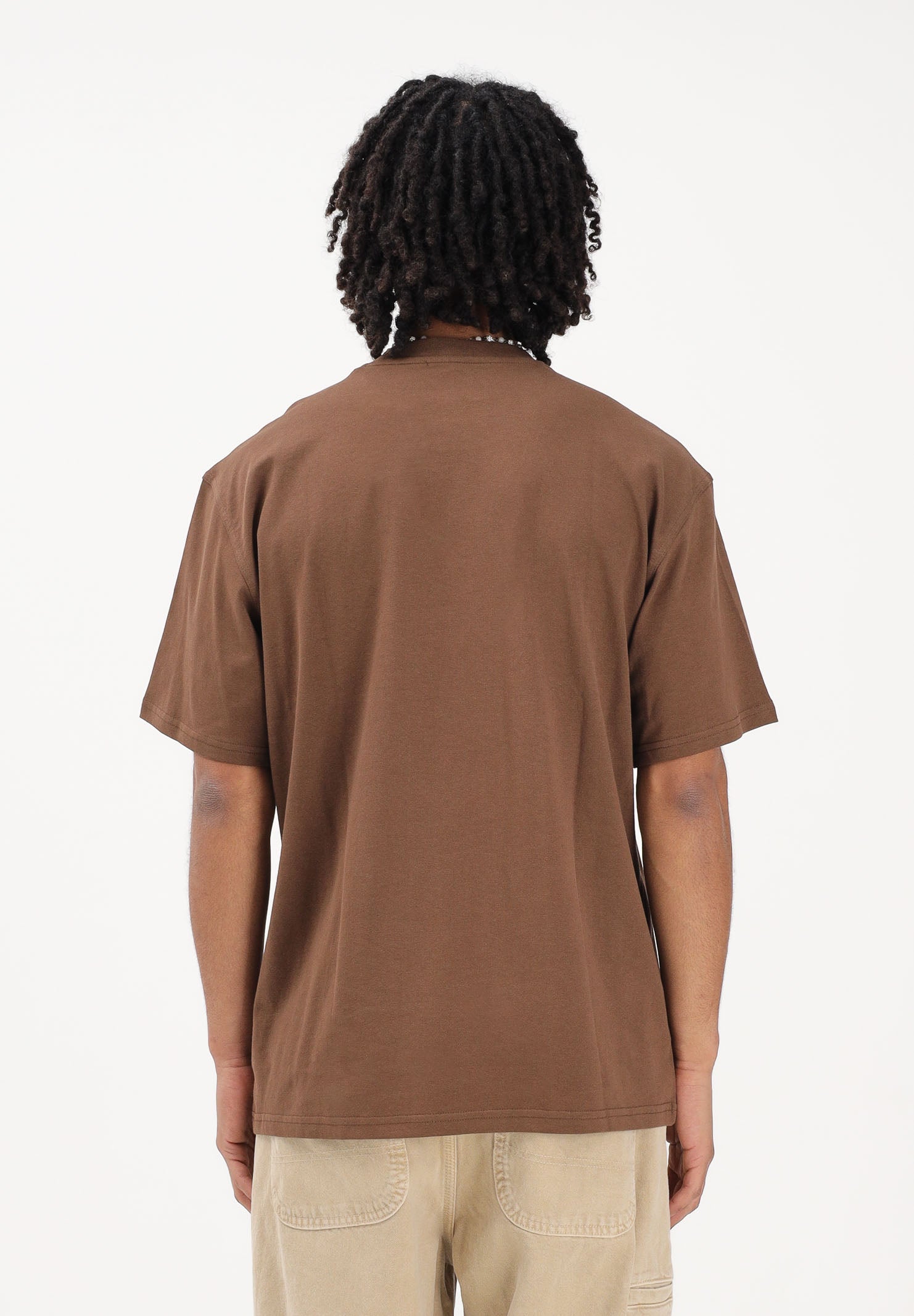 DICKIES T-shirt a manica corta Loretto marrone da uomo DK0A89EN0TB1 . DIckies