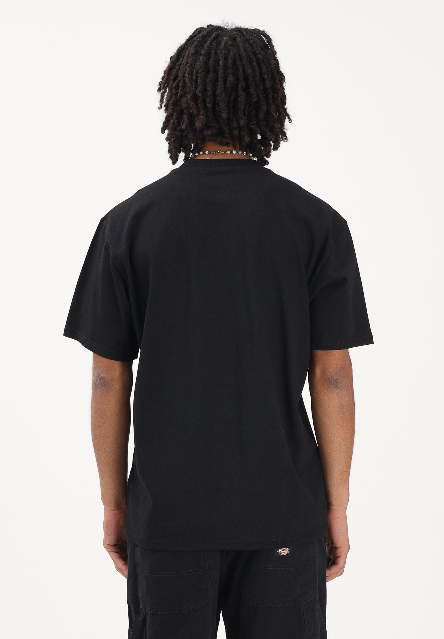 DICKIES T-shirt a manica corta Loretto nera da uomo DK0A89ENBLK1 . DIckies