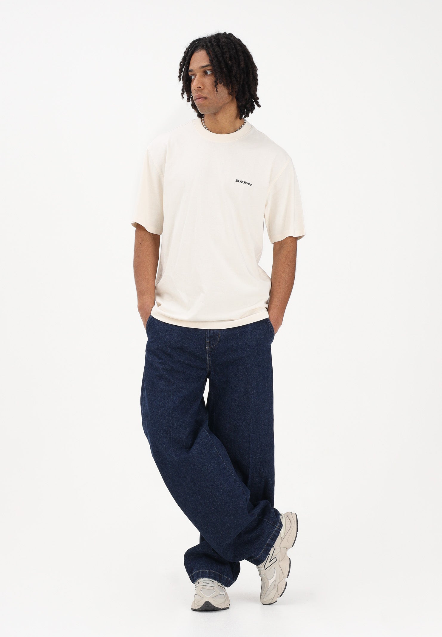 DICKIES Jeans 877 in denim blu da uomo DK0A8BV70DD1 . DIckies