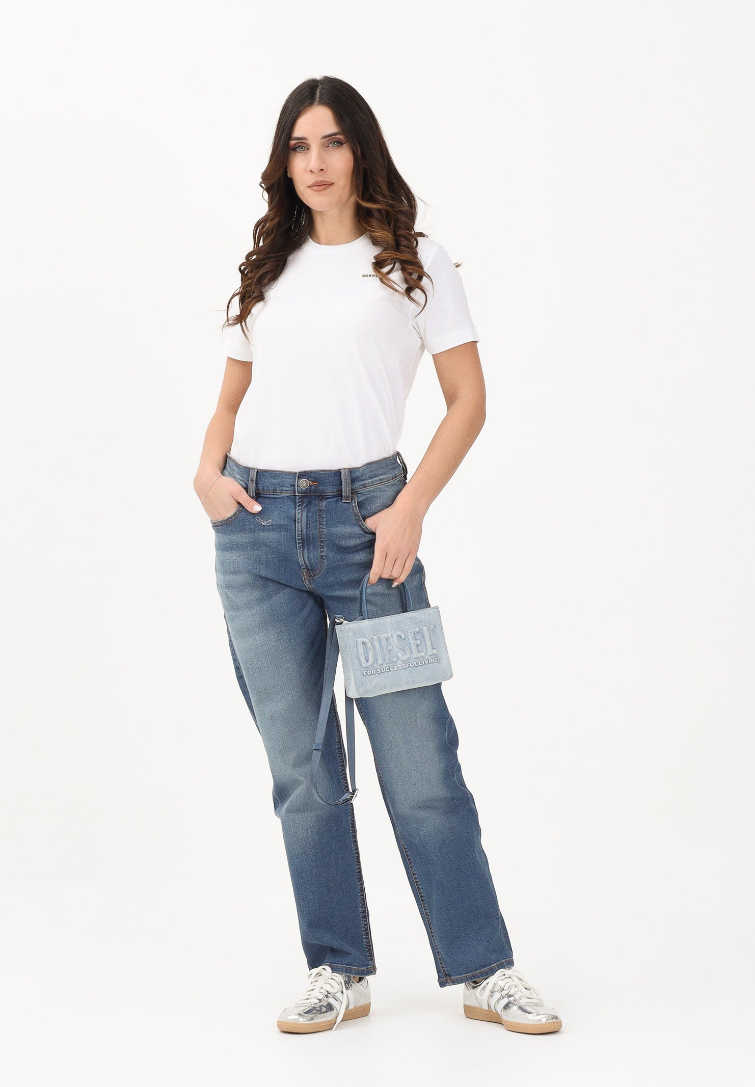 DIESEL Jeans 2010 in denim medio per donna, ragazzi e bambini J00808KXBRA K01 DIESEL