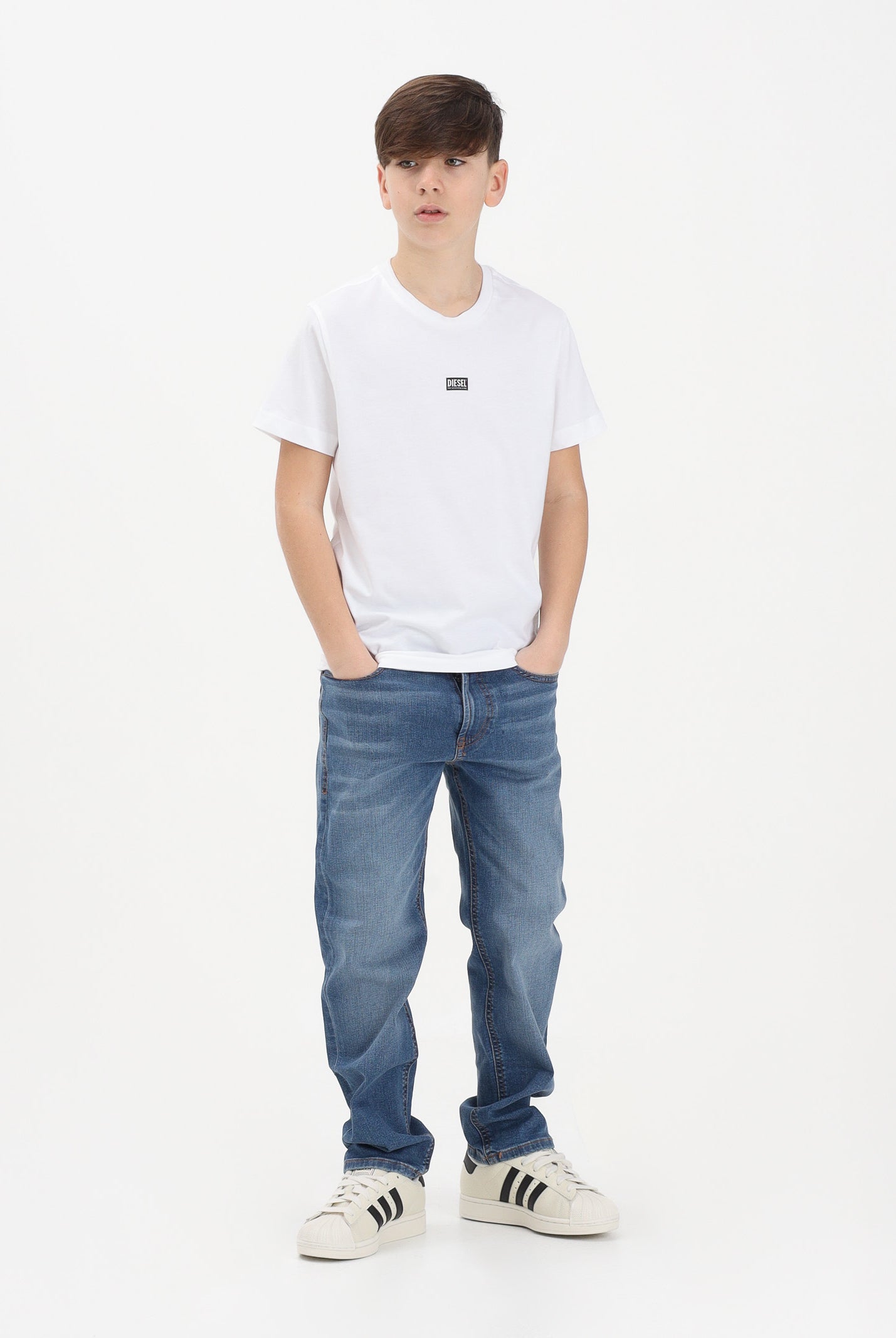 DIESEL Jeans 2010 in denim medio per donna, ragazzi e bambini J00808KXBRA K01 DIESEL