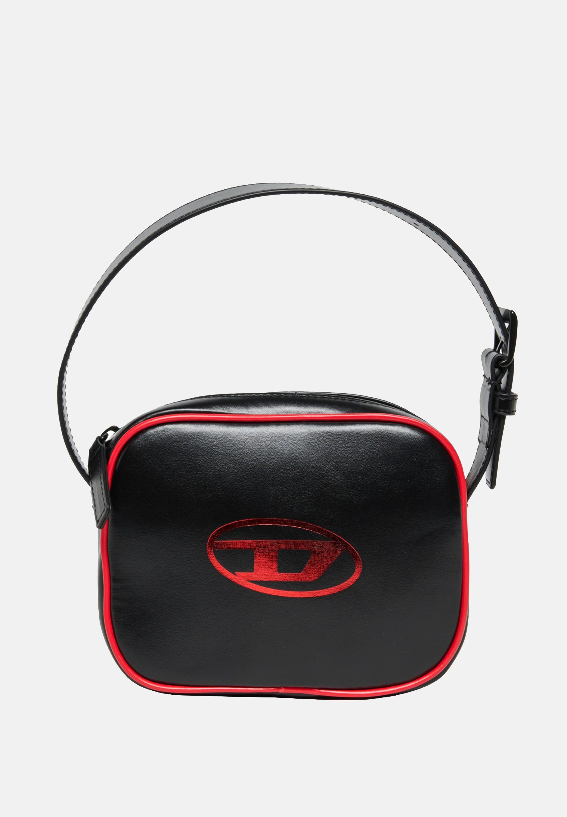 DIESEL Borsa a mano Willow nera da donna con logo J02756KXBTB K900 DIESEL