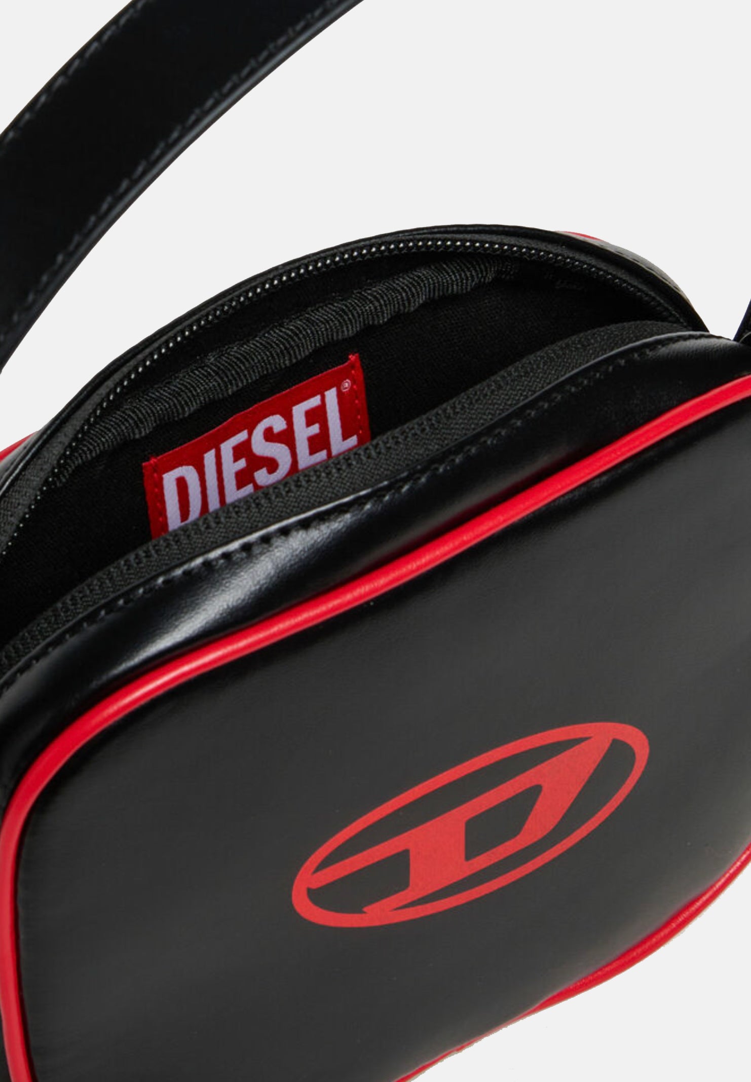 DIESEL Borsa a mano Willow nera da donna con logo J02756KXBTB K900 DIESEL