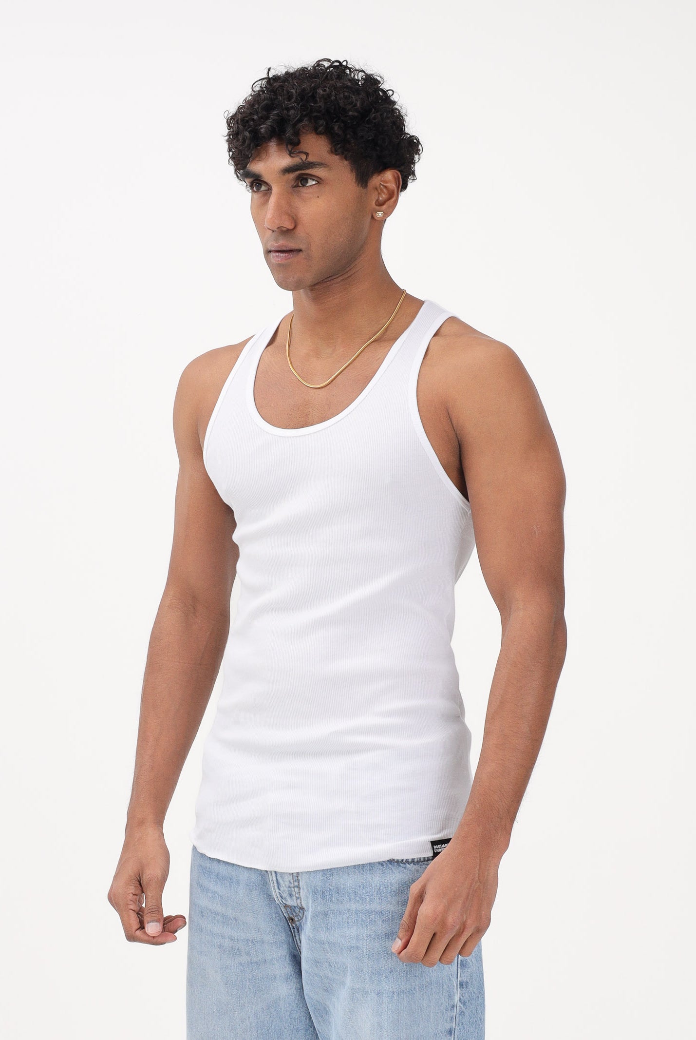 DSQUARED2 Canotta bianca da uomo D9D216270 100 DSQUARED2