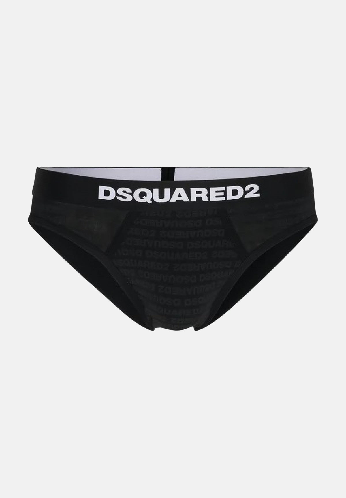 DSQUARED2 Slip nero da uomo con micro-logo D9H136050S 001 DSQUARED2