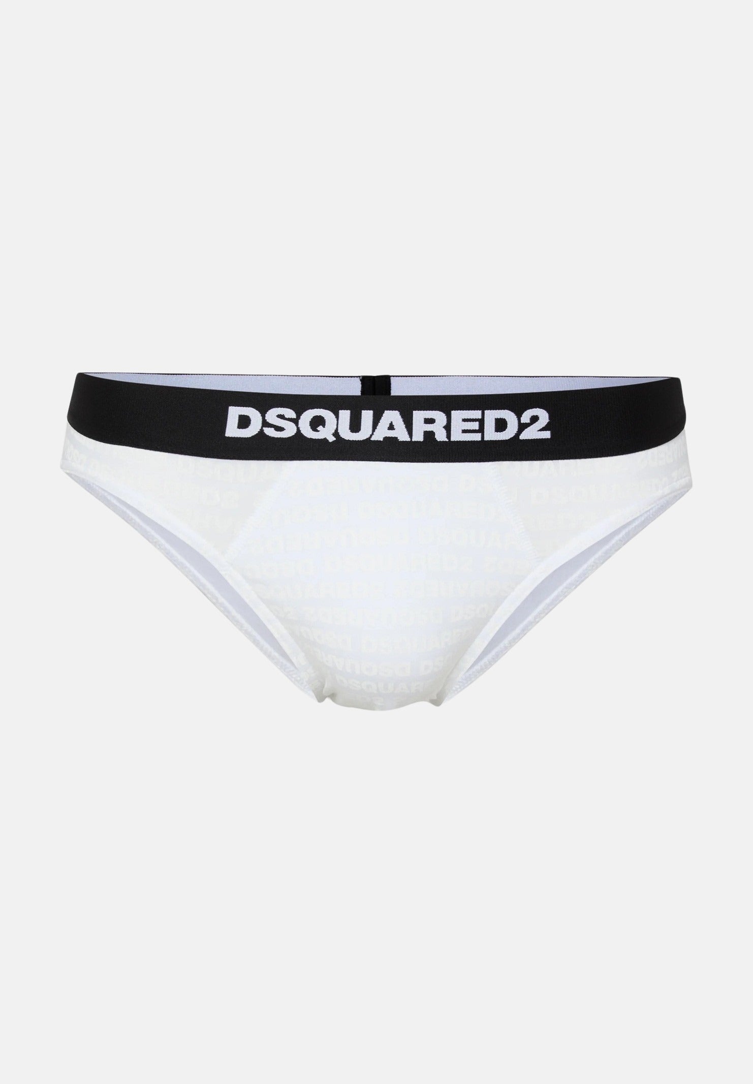 DSQUARED2 Slip bianco da uomo con micro-logo D9H136050S 100 DSQUARED2