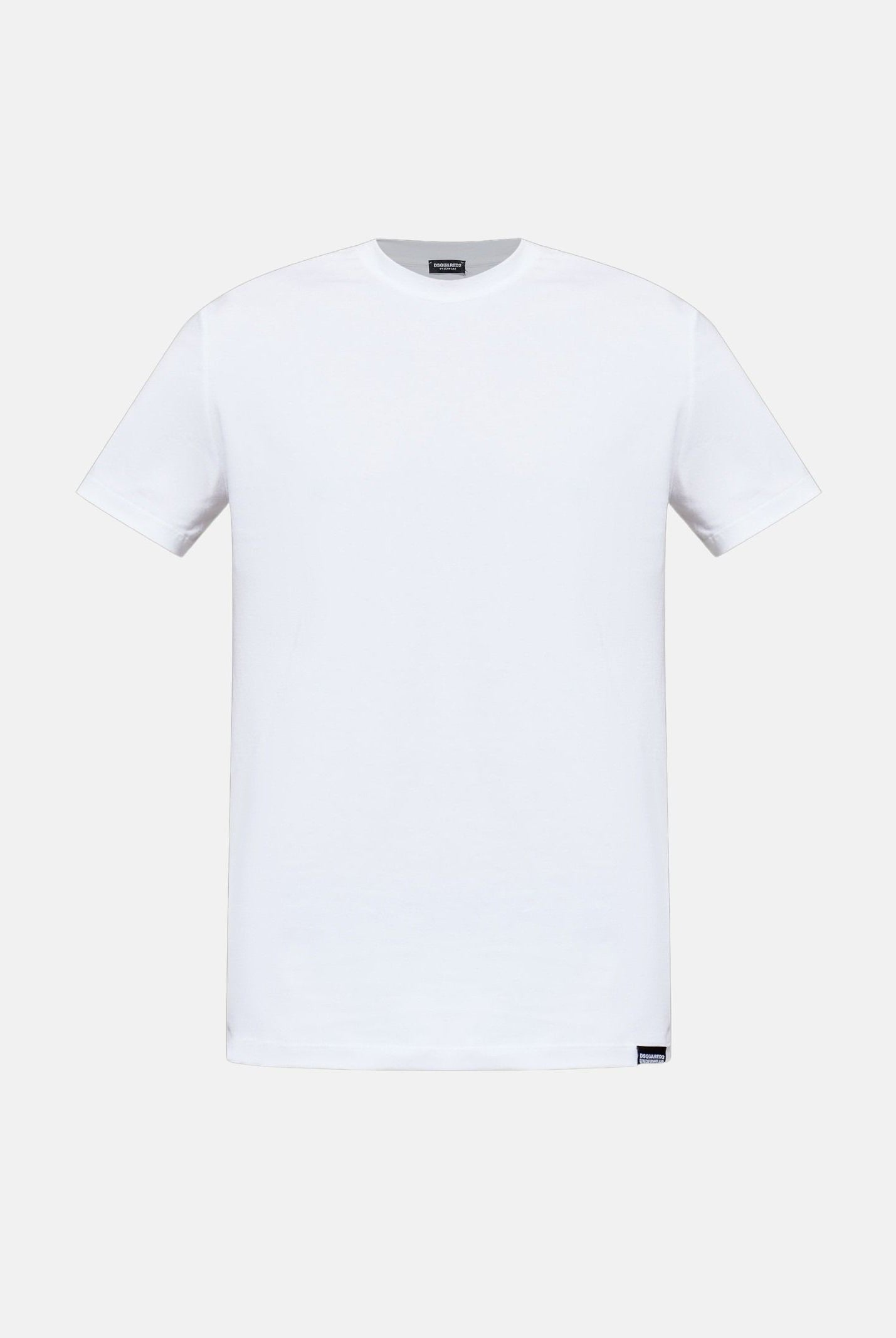 DSQUARED2 T-shirt a manica corta bianca da uomo con ricamo logo sul retro D9M206250 100 DSQUARED2