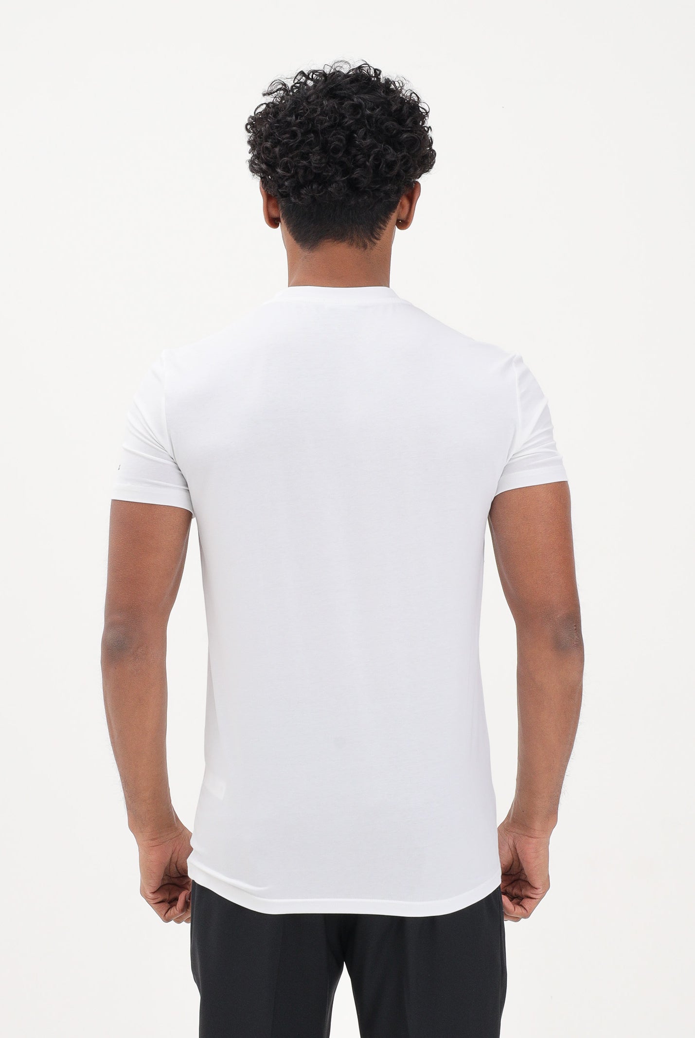 DSQUARED2 T-shirt a manica corta bianca da uomo con logo DCX290070 100 DSQUARED2