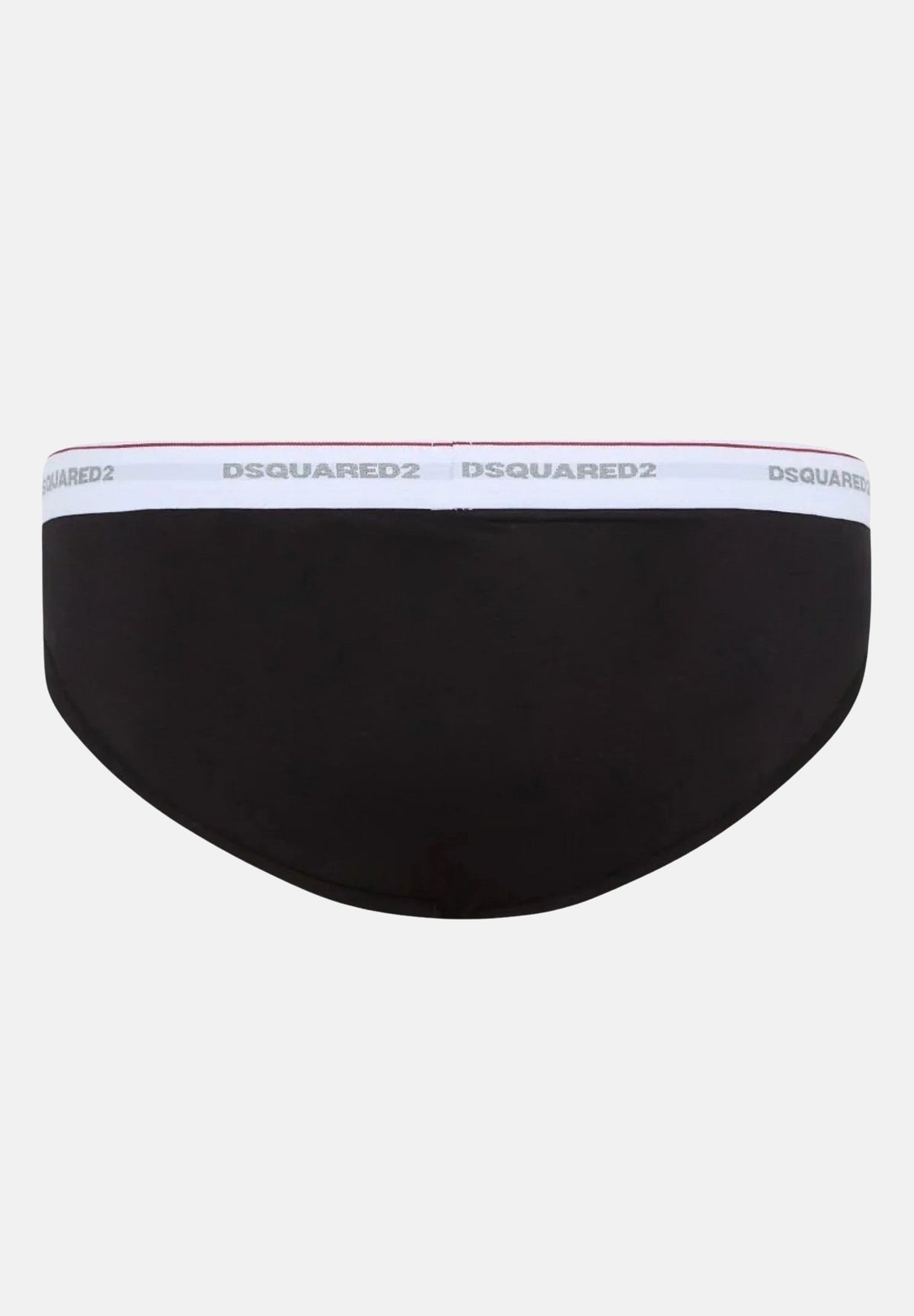DSQUARED2 Slip (3pz) neri da uomo con fascia elastica logata DCX300060 001 DSQUARED2