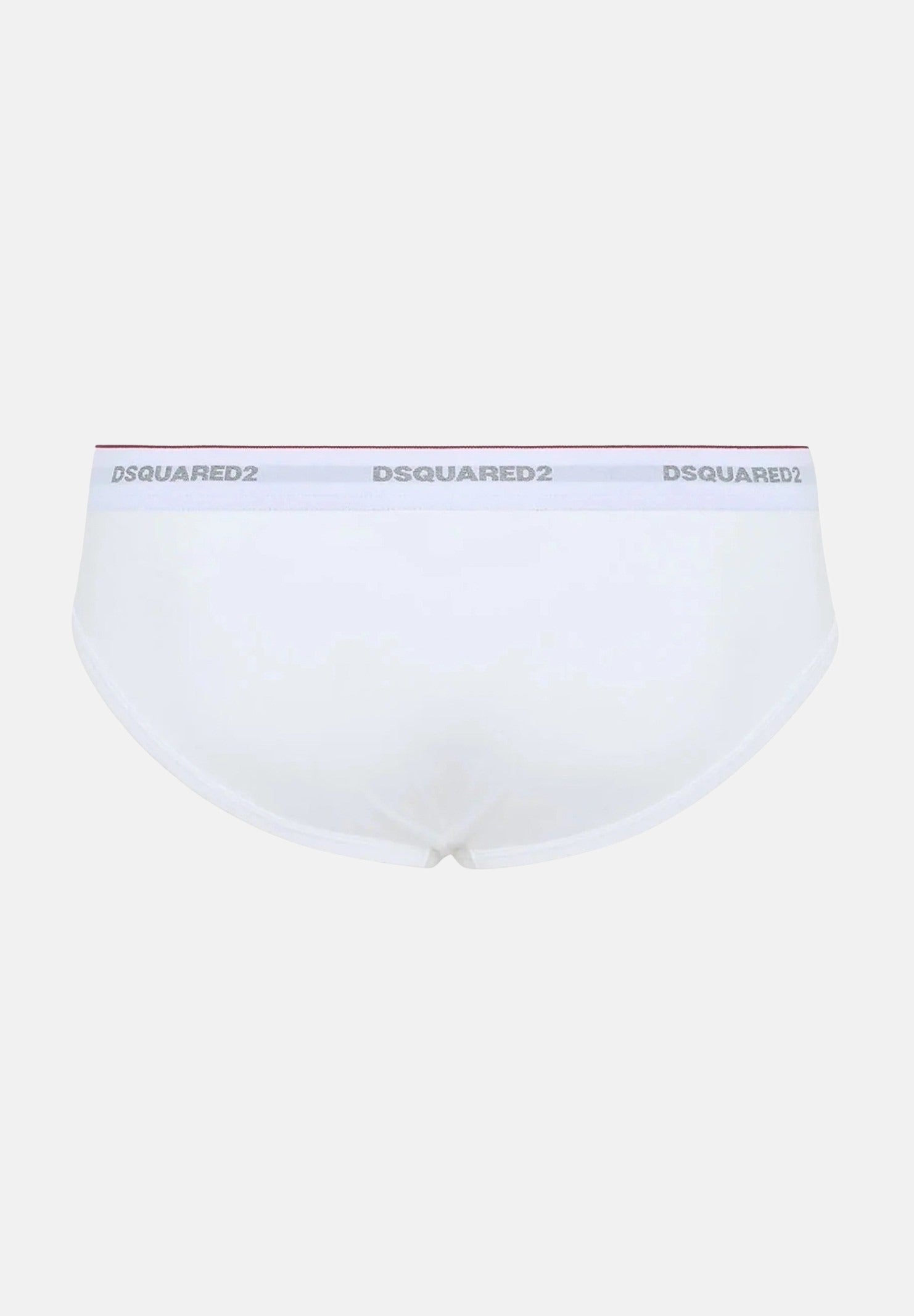 DSQUARED2 Slip (3pz) bianchi da uomo con fascia elastica logata DCX300060 100 DSQUARED2