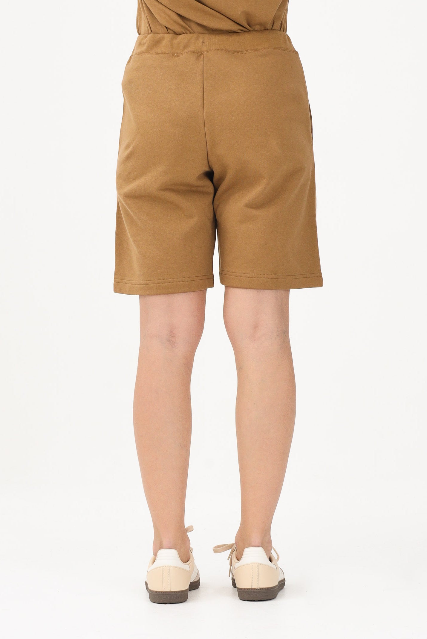 DSQUARED2 Shorts sportivo marrone per donna, ragazzi e bambini con stampa logo DQ2738D0094 DQ730 DSQUARED2
