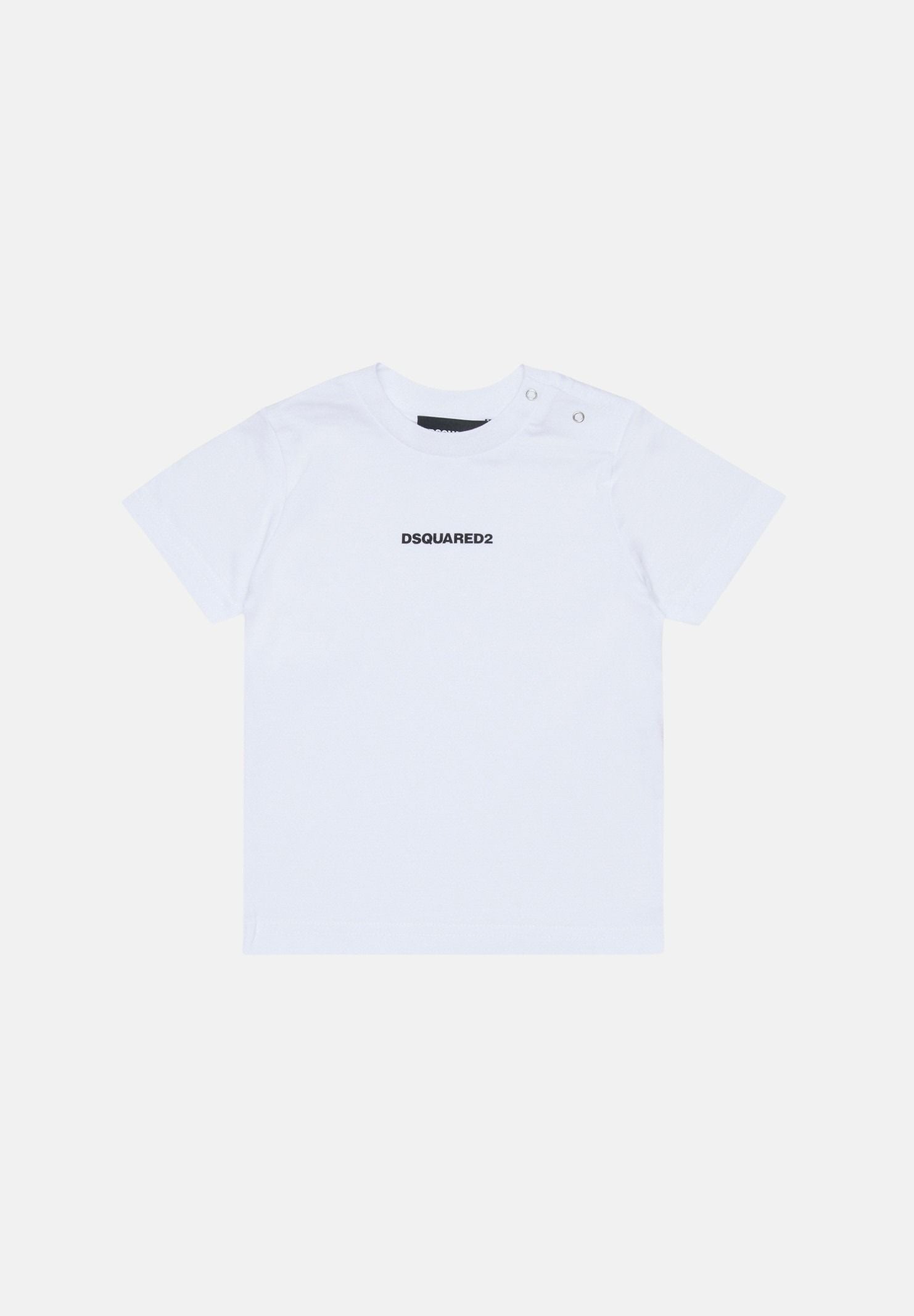DSQUARED2 T-shirt a manica corta bianca da neonato con logo DQ2853D004G DQ100 DSQUARED2