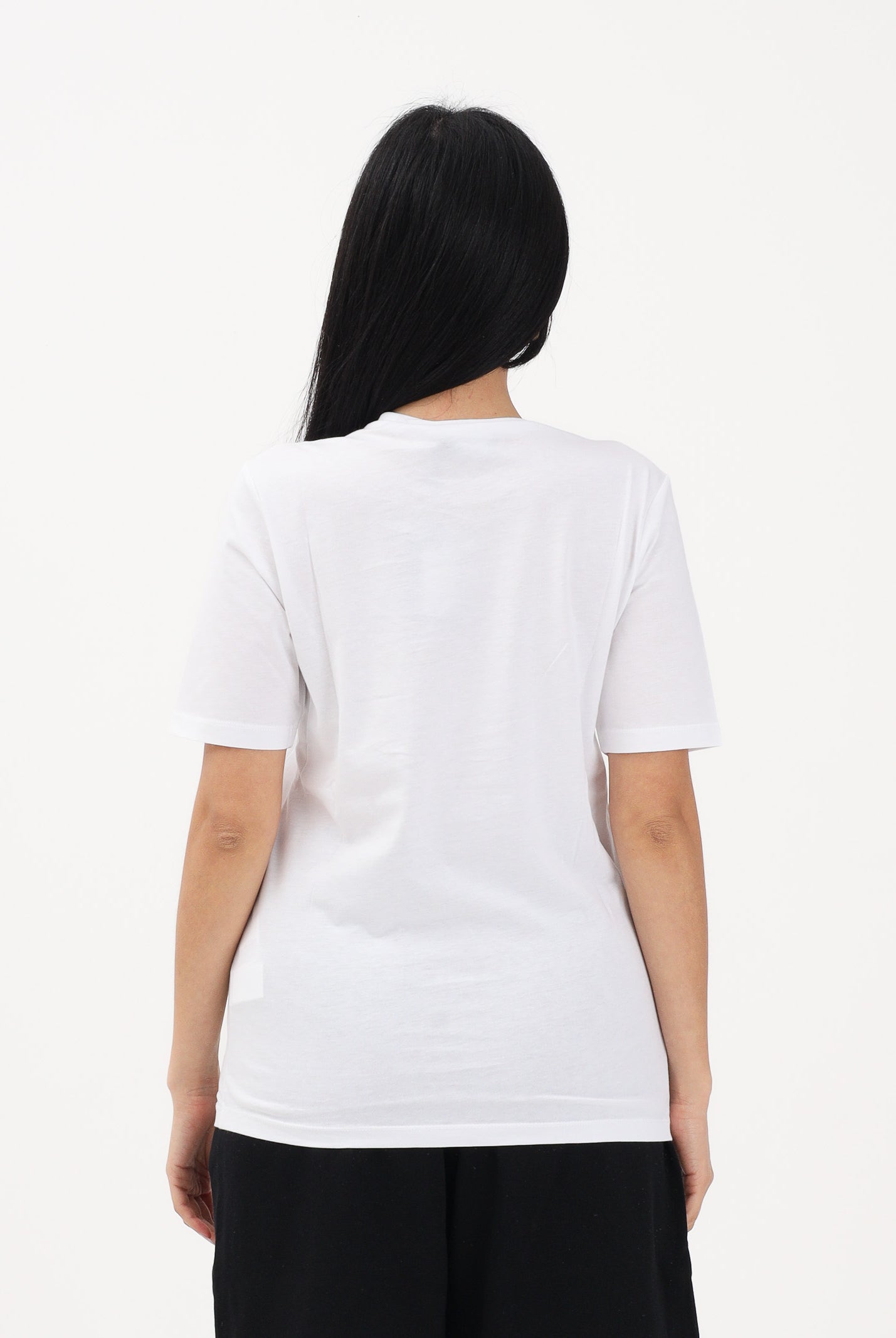 DSQUARED2 T-shirt a manica corta bianca per donna, ragazzi e bambini con logo DQ3158D0AGP DQ100 DSQUARED2