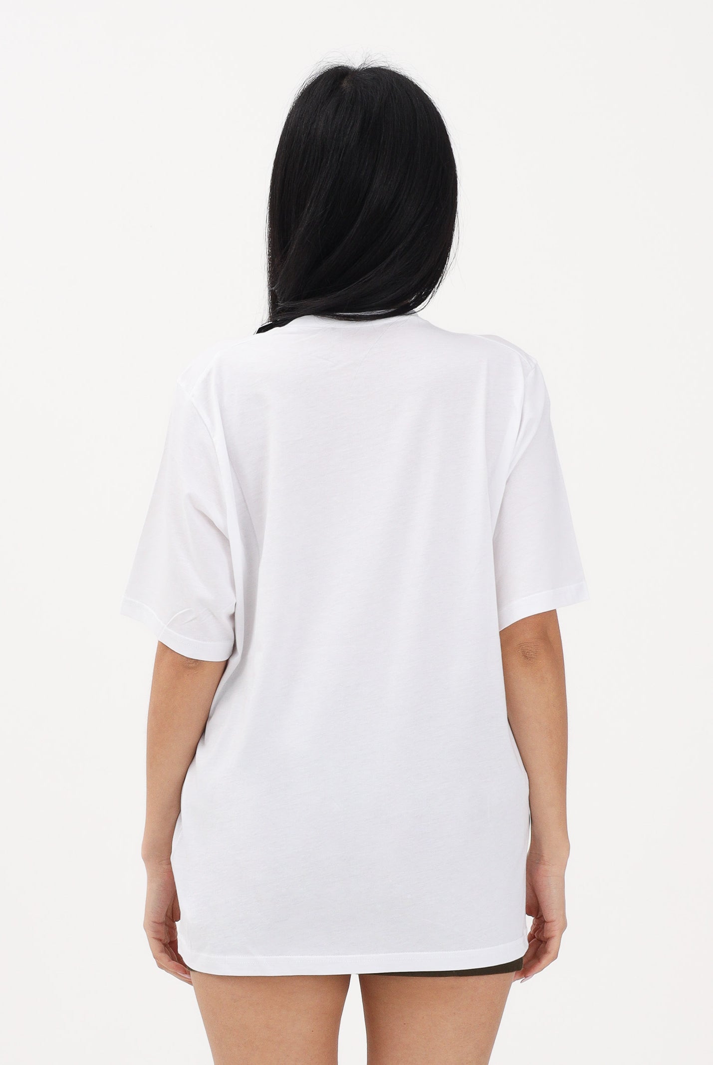 DSQUARED2 T-shirt a manica corta bianca per donna, ragazzi e bambini con logo al collo DQ3161D0AGP DQ100 DSQUARED2
