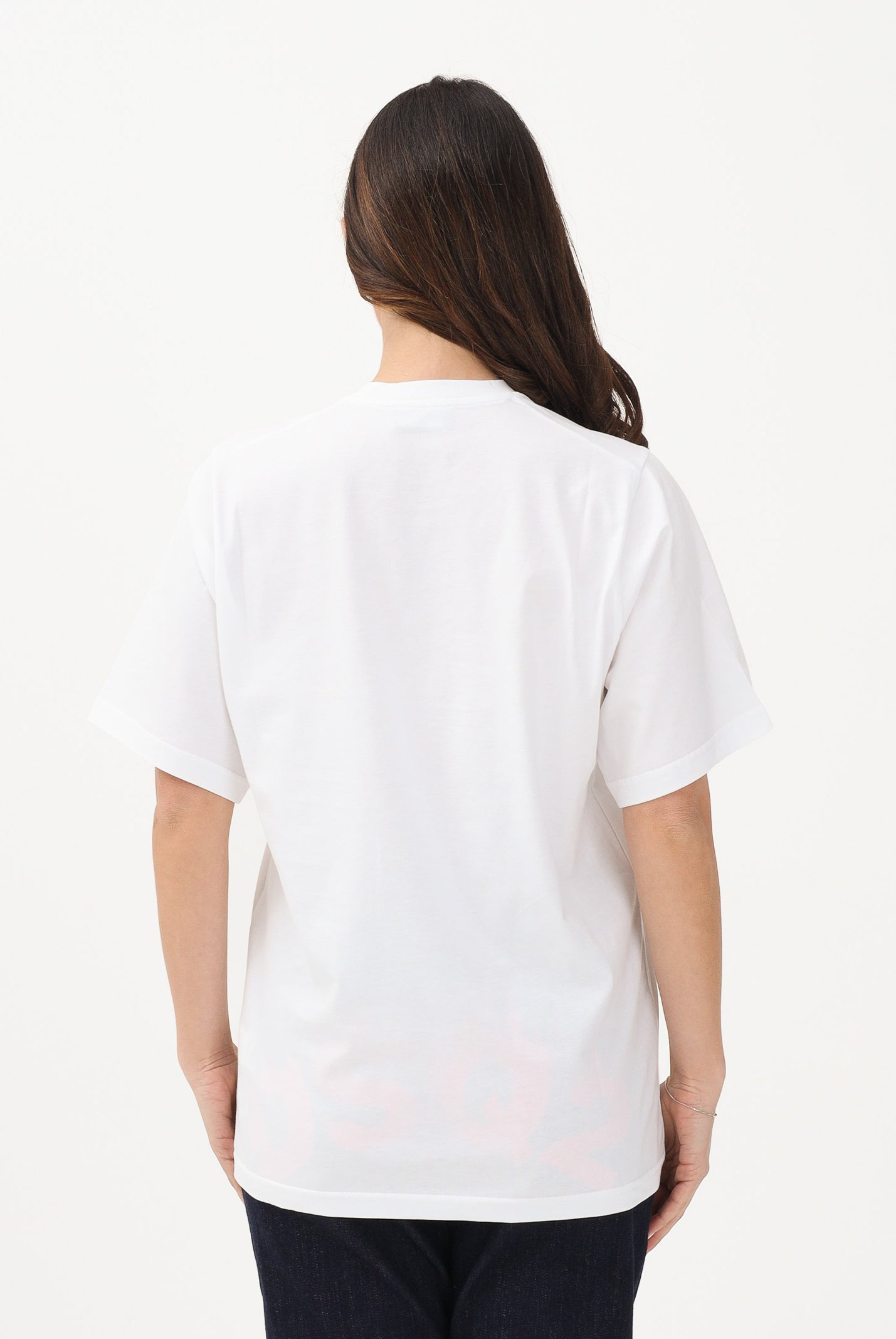 DSQUARED2 T-shirt a manica corta bianca per donna, ragazzi e bambini con logo DSQ2 DQ3168D00XM DQ100 DSQUARED2