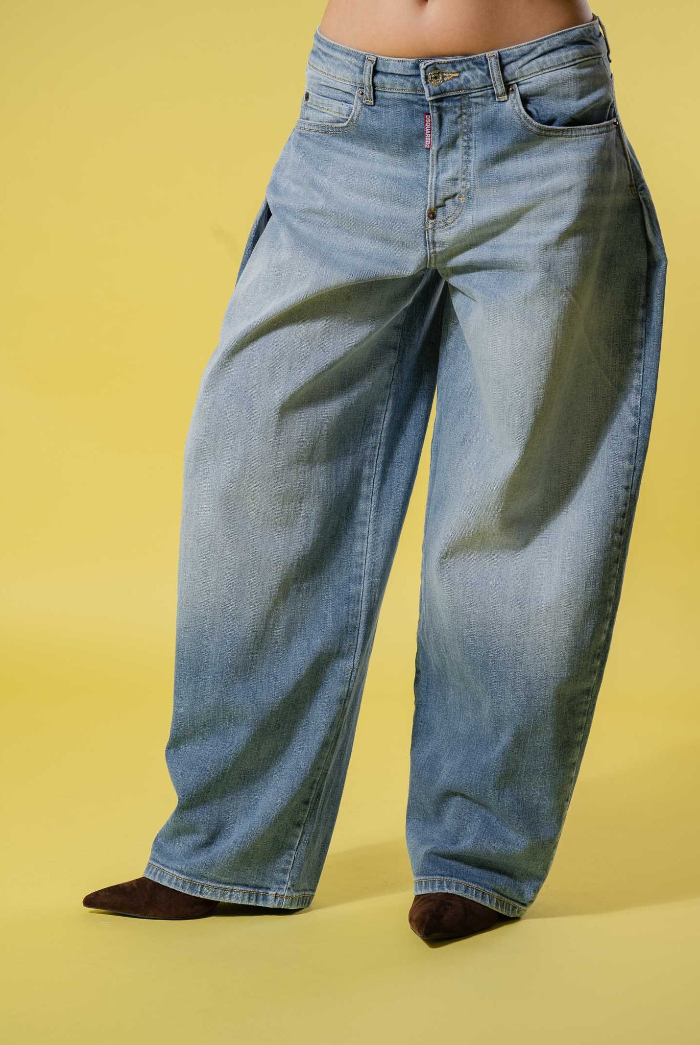 DSQUARED2 Jeans Amelia in denim chiaro per donna, ragazzi e bambini DQ3282D0AF3 DQ01 DSQUARED2