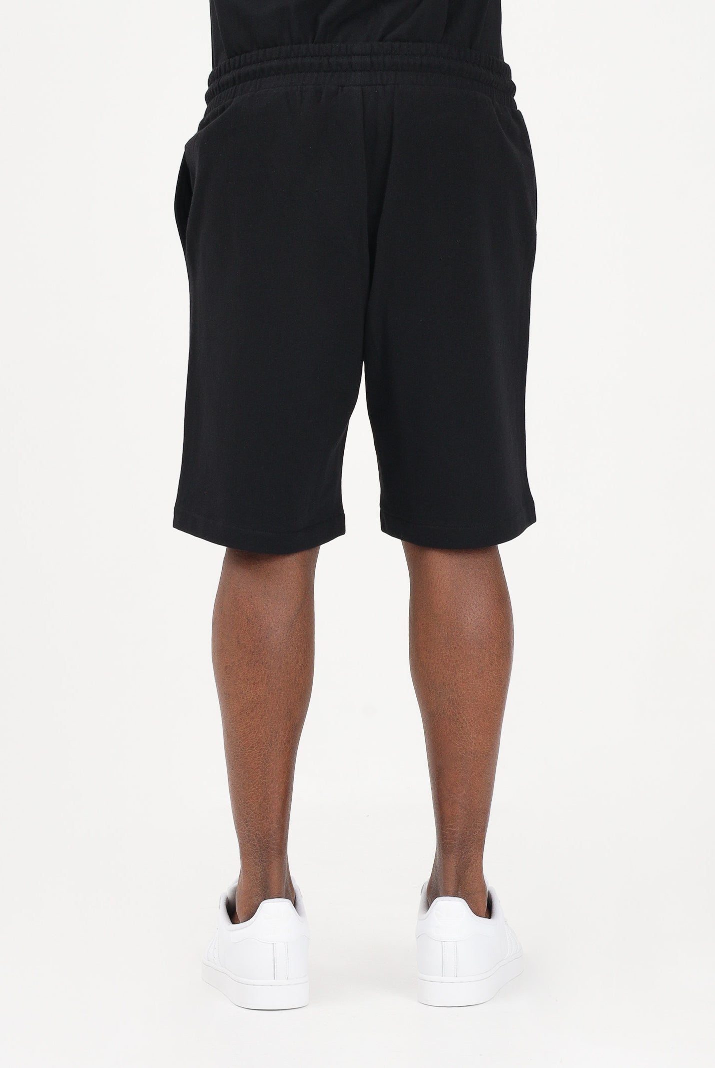 EA7 Shorts nero da uomo con logo 7M001414AF22266 MC005 EA7