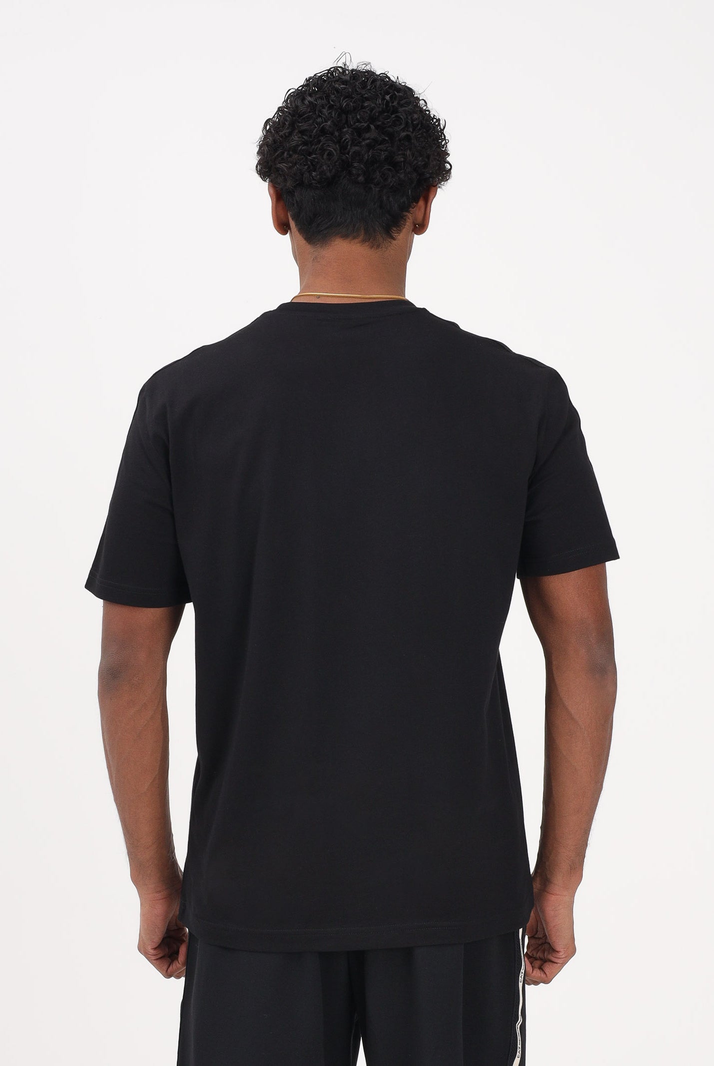 EA7 T-shirt a manica corta nera da uomo con logo 7M001476AF10375 UC001 EA7
