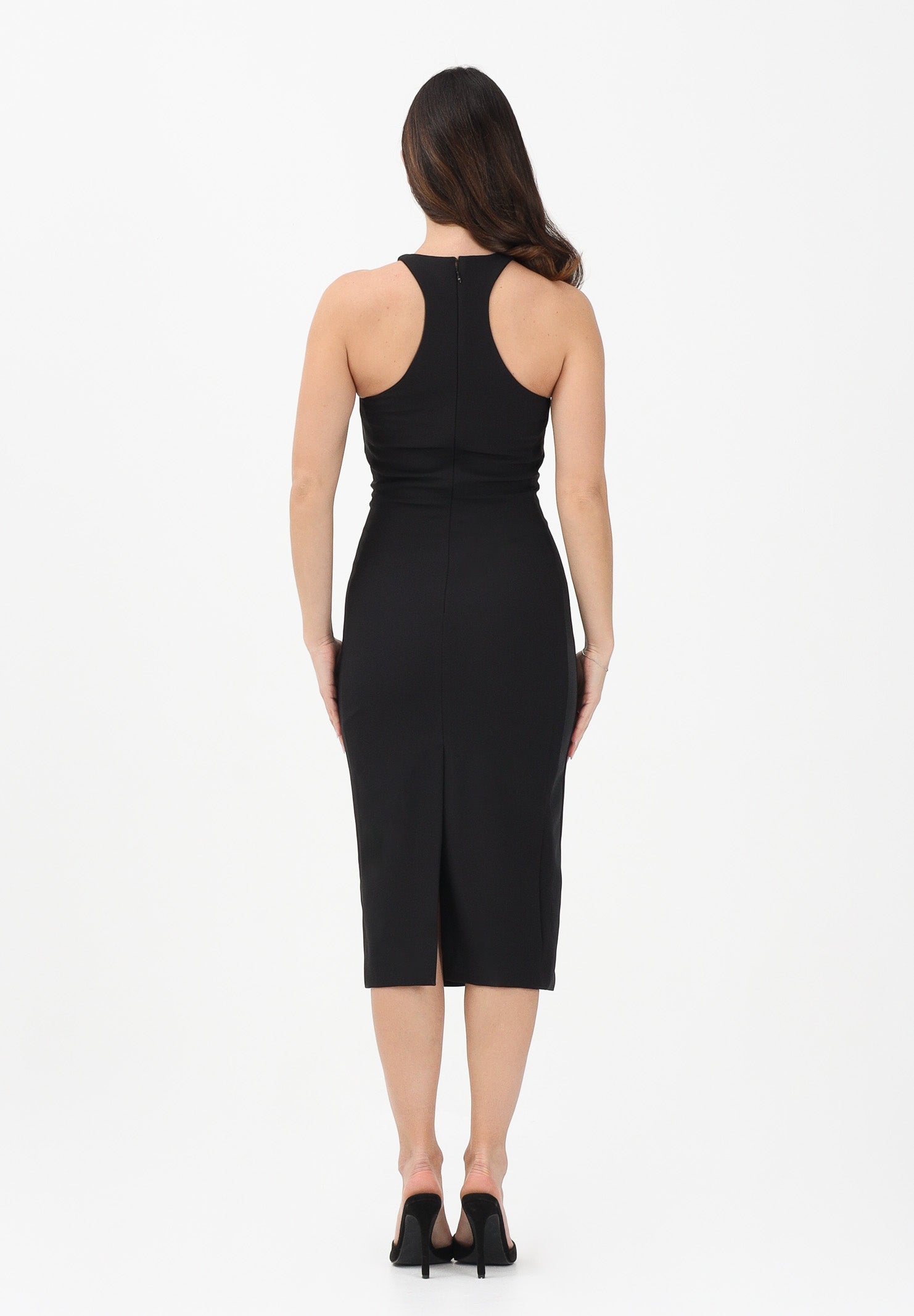 ELISABETTA FRANCHI Abito midi nero da donna AB91761E2 110 ELISABETTA FRANCHI