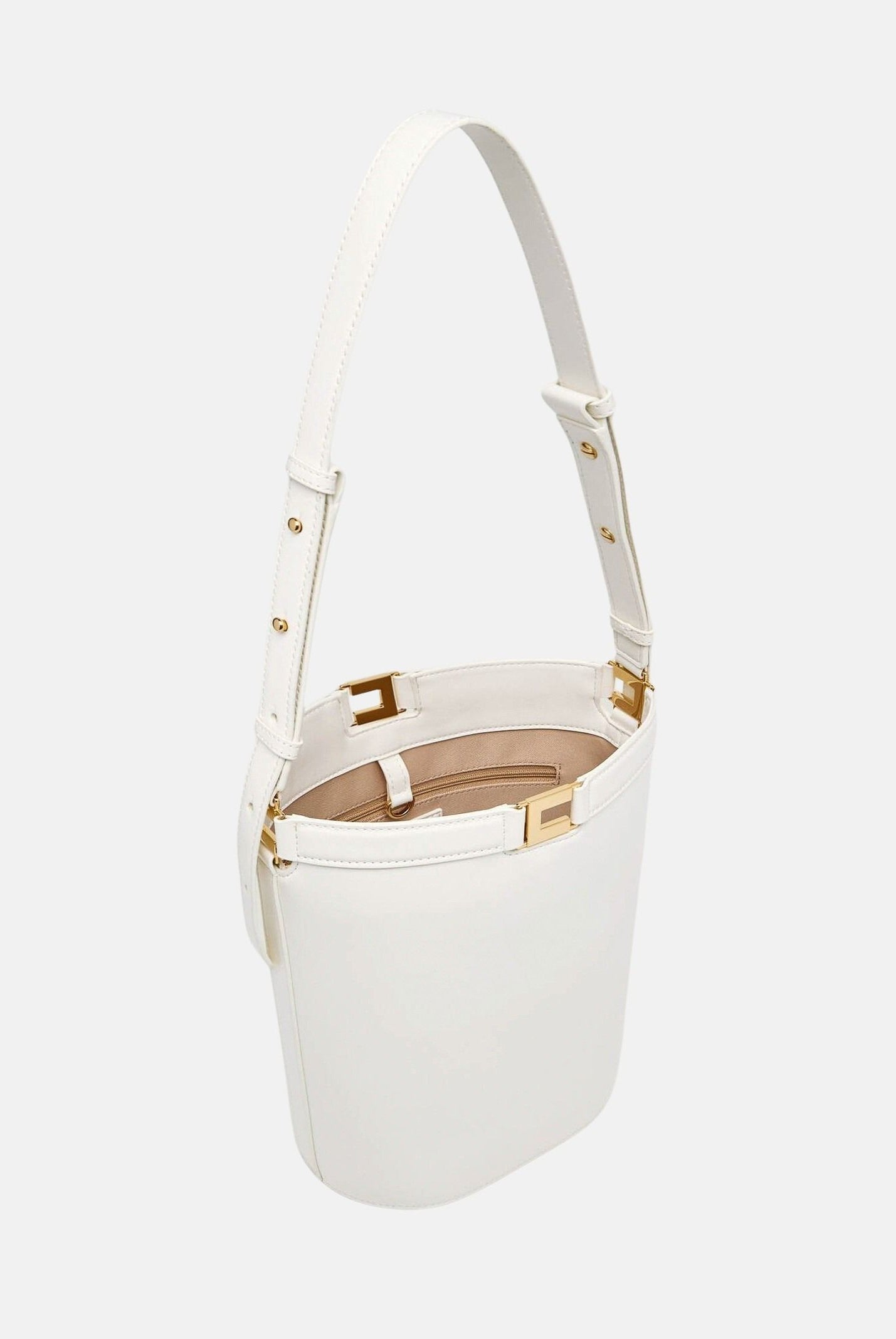 ELISABETTA FRANCHI Borsa a secchiello burro da donna BS16A61E2 193 ELISABETTA FRANCHI