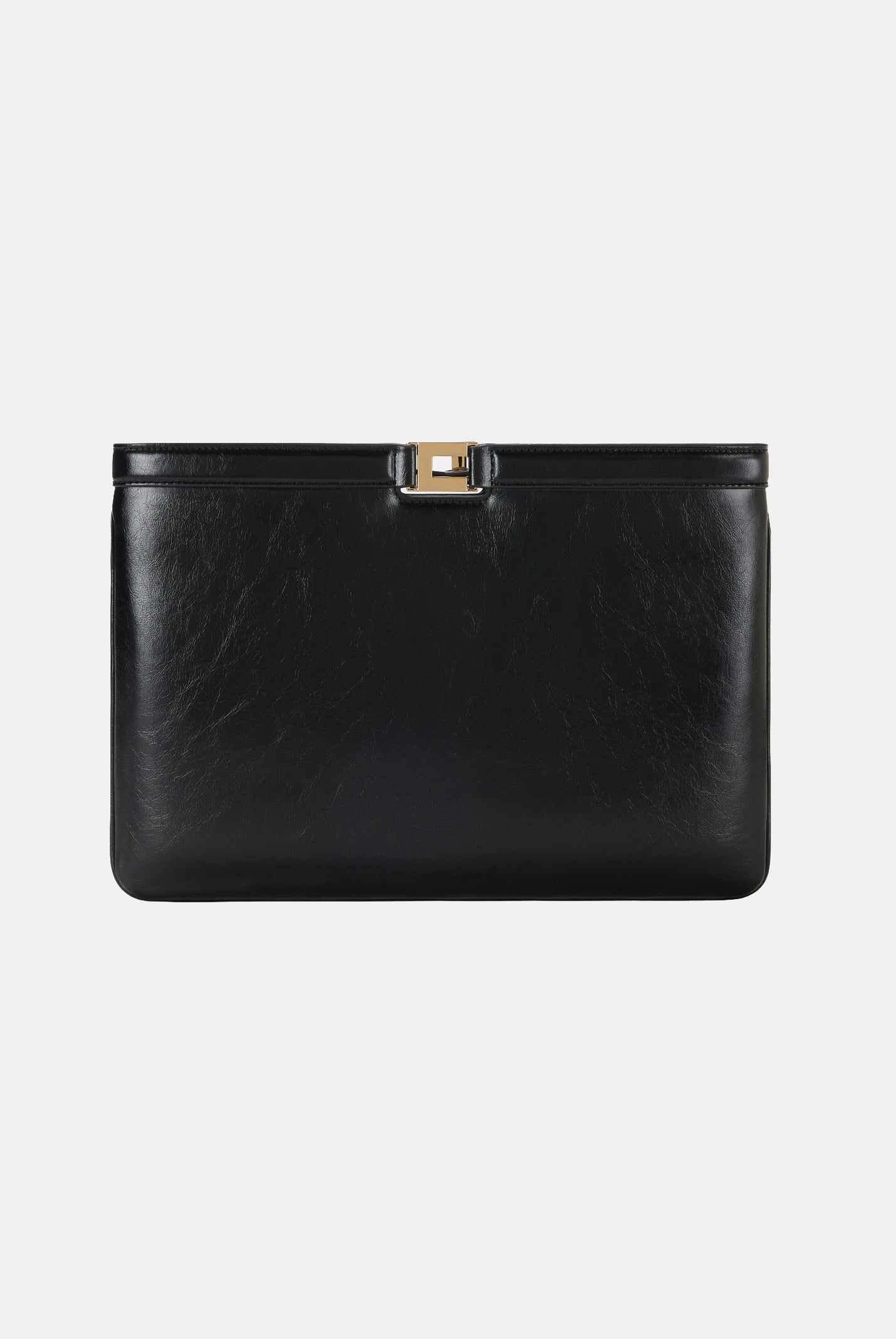 ELISABETTA FRANCHI Pochette nera da donna effetto naplak BS18A61E2 110 ELISABETTA FRANCHI